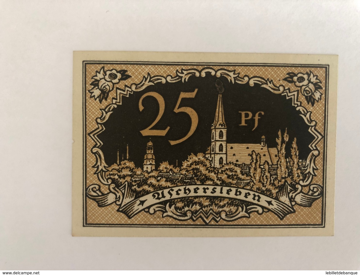 Allemagne Notgeld Aschersleben 25 Pfennig - Collections