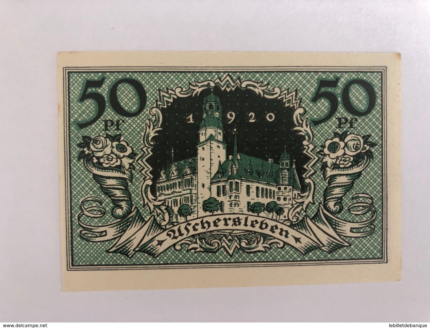 Allemagne Notgeld Aschersleben 50 Pfennig - Collections