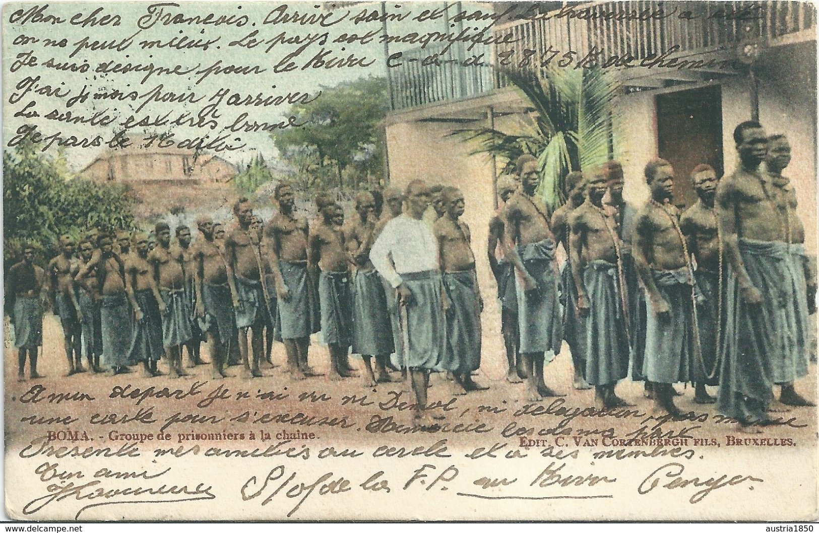 1906 - Etat Indépendant De Congo - Carte-vue - "BOMA" Vers Bruxelles - Lettres & Documents