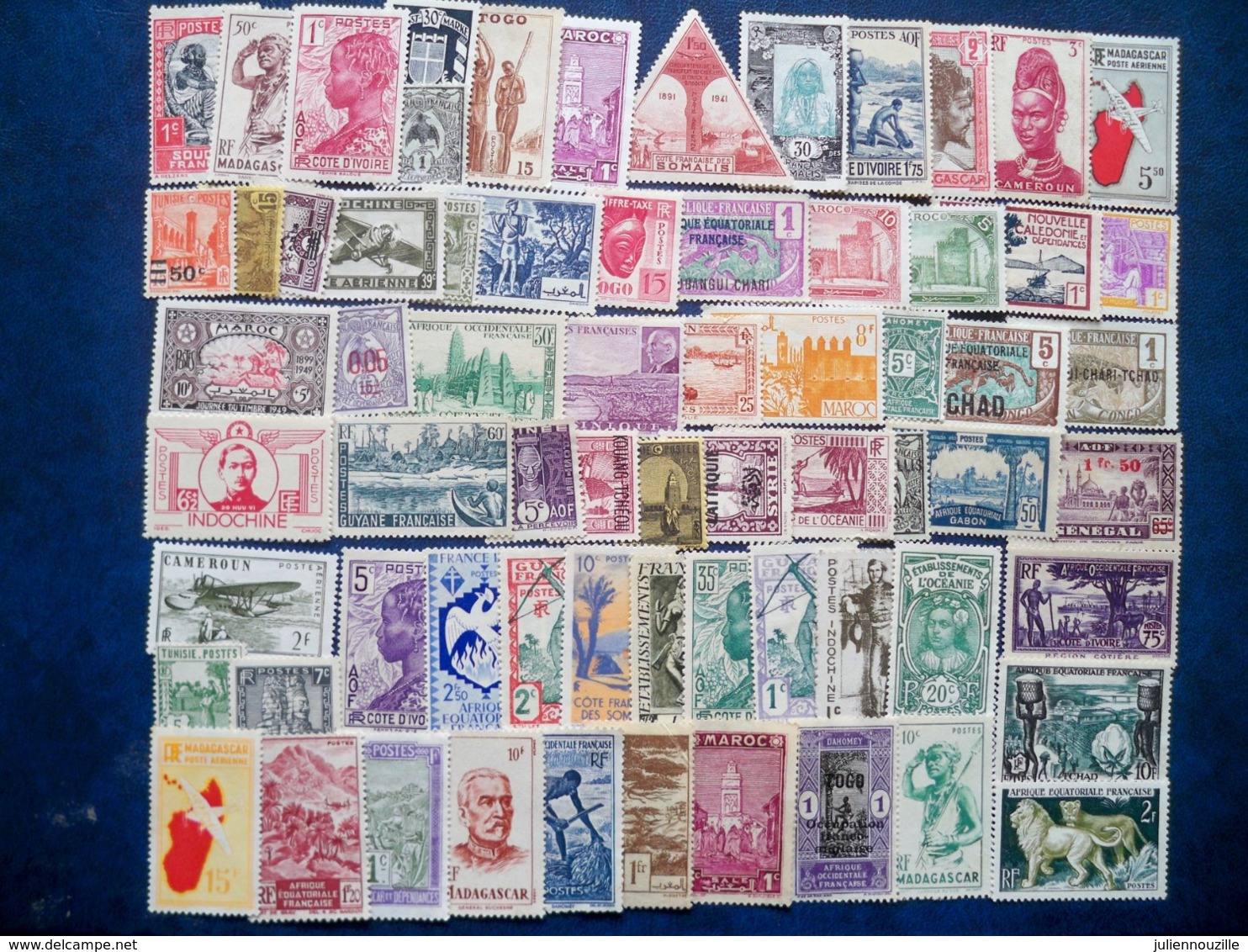 Colonies Françaises-  Lot Vrac De 131 Timbres -AUCUN OBLITERE - TBE- Port Gratuit - Collections (sans Albums)