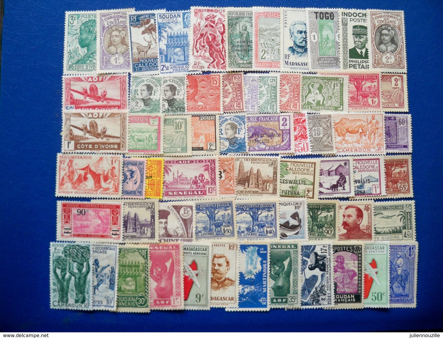 Colonies Françaises-  Lot Vrac De 131 Timbres -AUCUN OBLITERE - TBE- Port Gratuit - Collections (sans Albums)