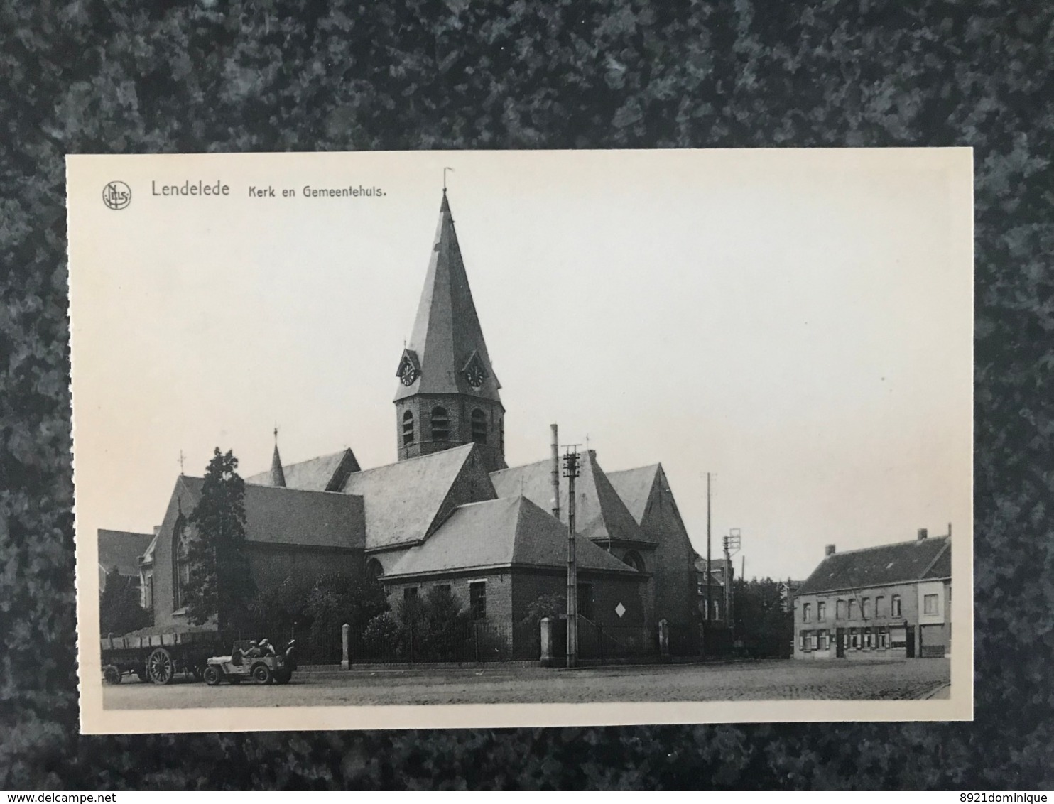 Lendelede - Kerk En Gemeentehuis   -  St Antonius Drukerij Mondy Vanfleteren - Lendelede