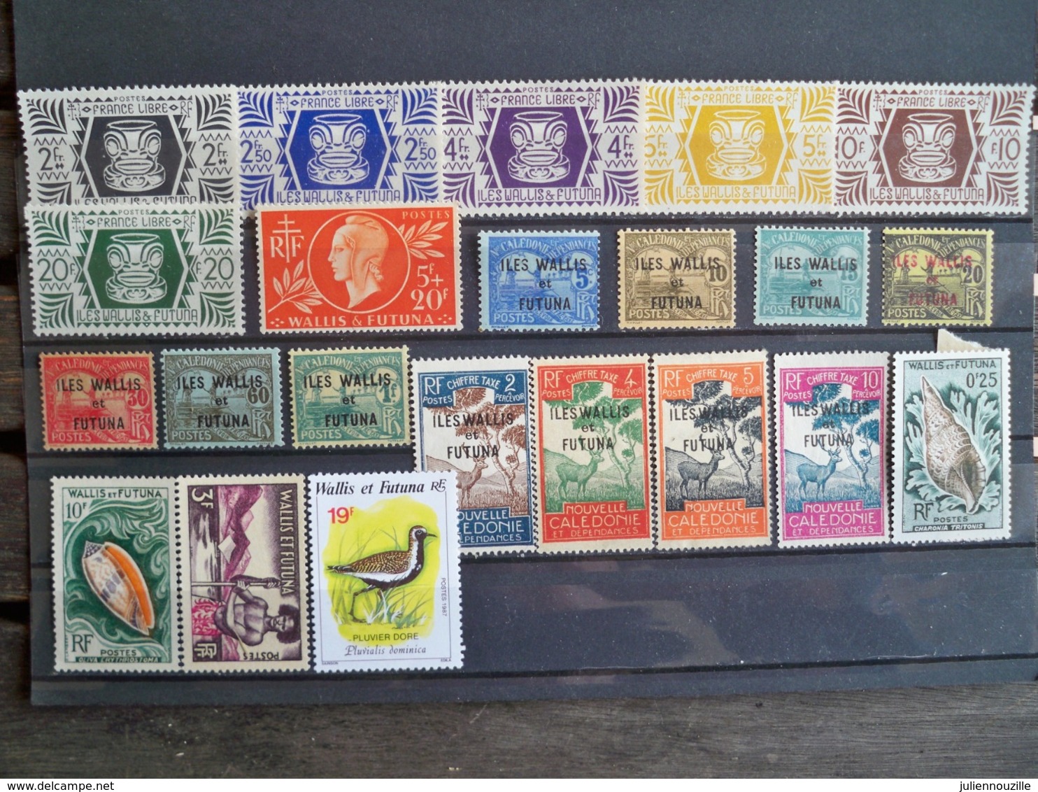 Colonies Françaises- Collection De WALLIS ET FUTUNA - 76 Timbres NEUFS -4 Photos - - Collections (sans Albums)