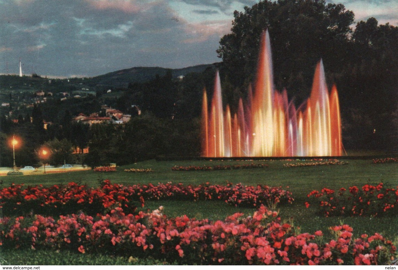 TORINO-PARCO DEL VALENTINO-FONTANA LUMINOSA- VIAGGIATA    F.G. - Parks & Gärten