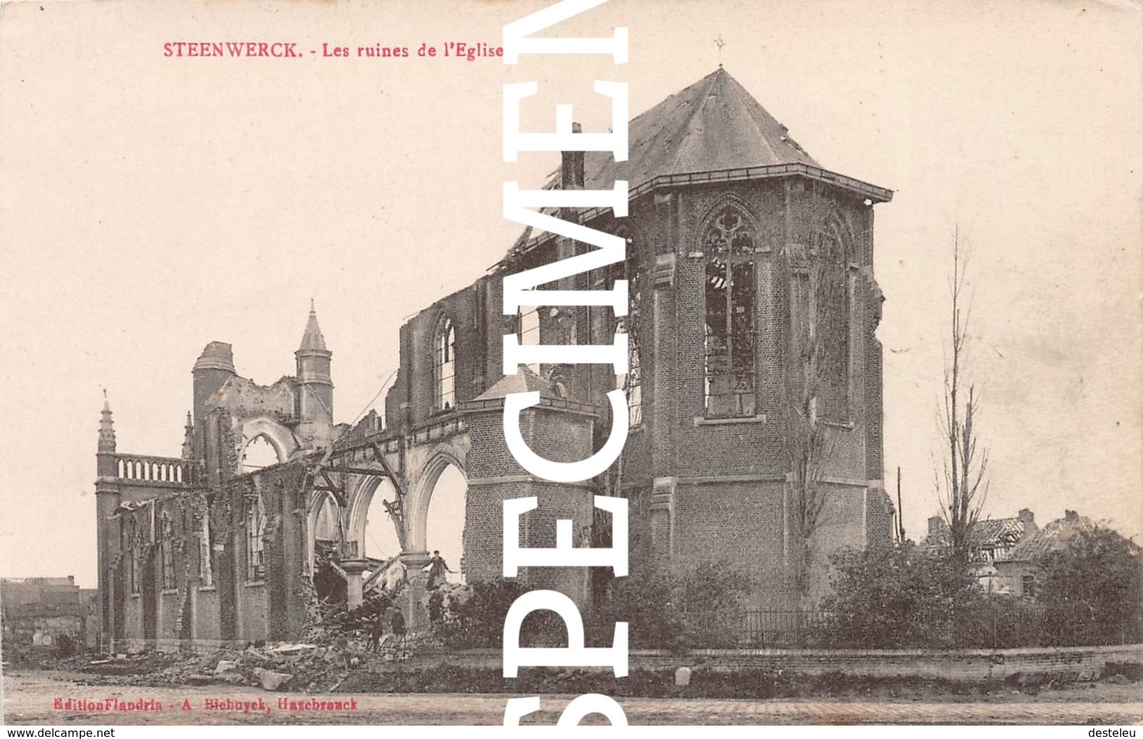 Les Ruines De L'Eglise - Steenwerck - Dunkerque