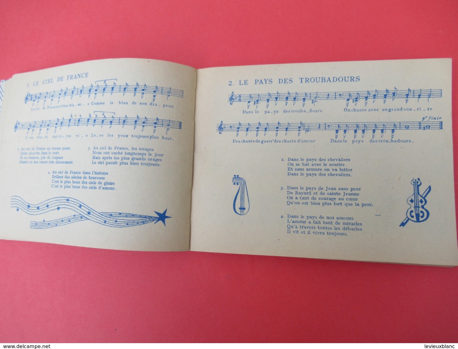 Livrede Chants / CIELS De FRANCE/ Chansons Inédites De Francine COCKENPOT/Ed Du Seuil//1947           PART272 - Andere & Zonder Classificatie