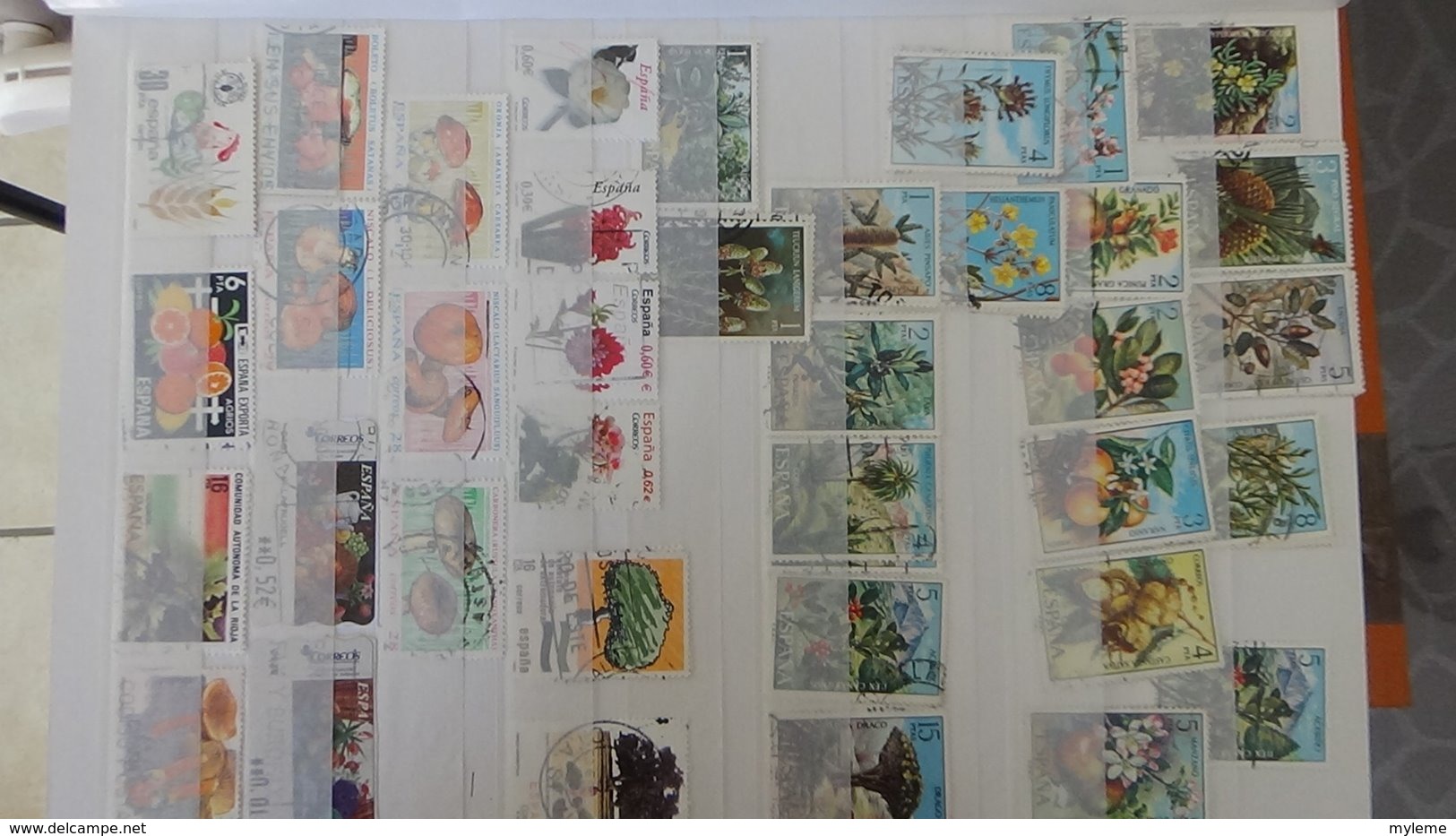 Mini Stock De Timbres D'ESPAGNE Oblitéré Superposés . A Saisir !!! - Verzamelingen (in Albums)