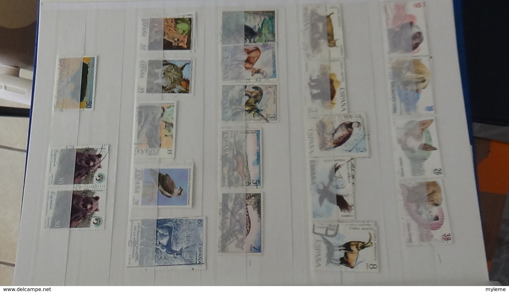 Mini Stock De Timbres D'ESPAGNE Oblitéré Superposés . A Saisir !!! - Collections (en Albums)