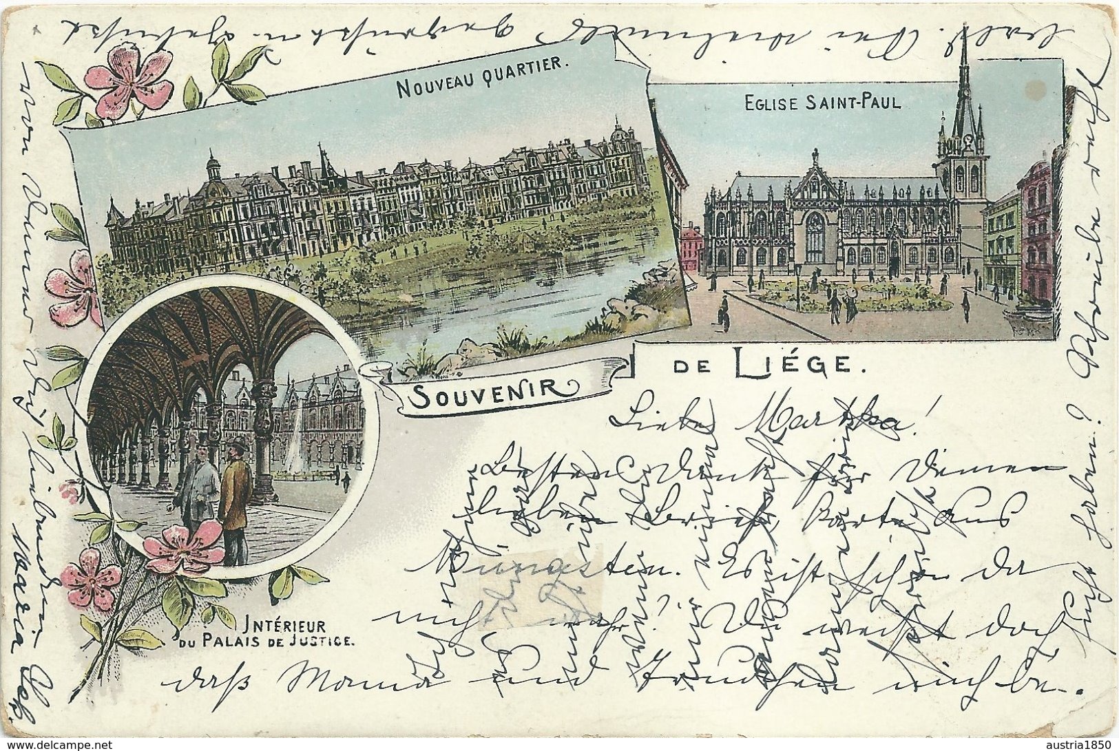 1897 - Carte-vue "JUPILLE" Vers Cologne (Allemagne) - Postcards 1871-1909