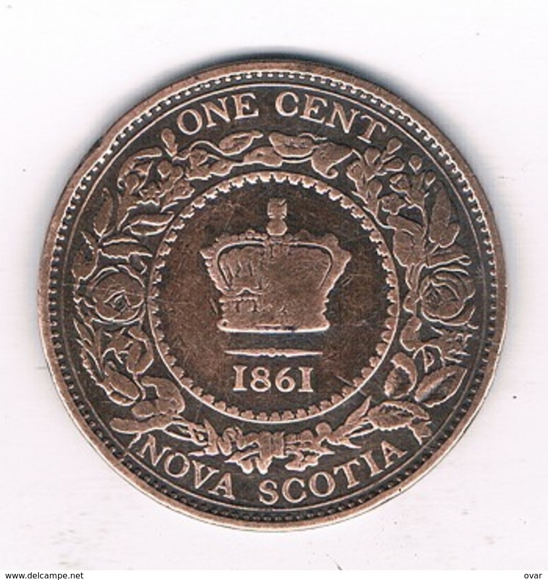 ONE CENT 1861 NOVA SCOTIA CANADA /6606/ - Canada