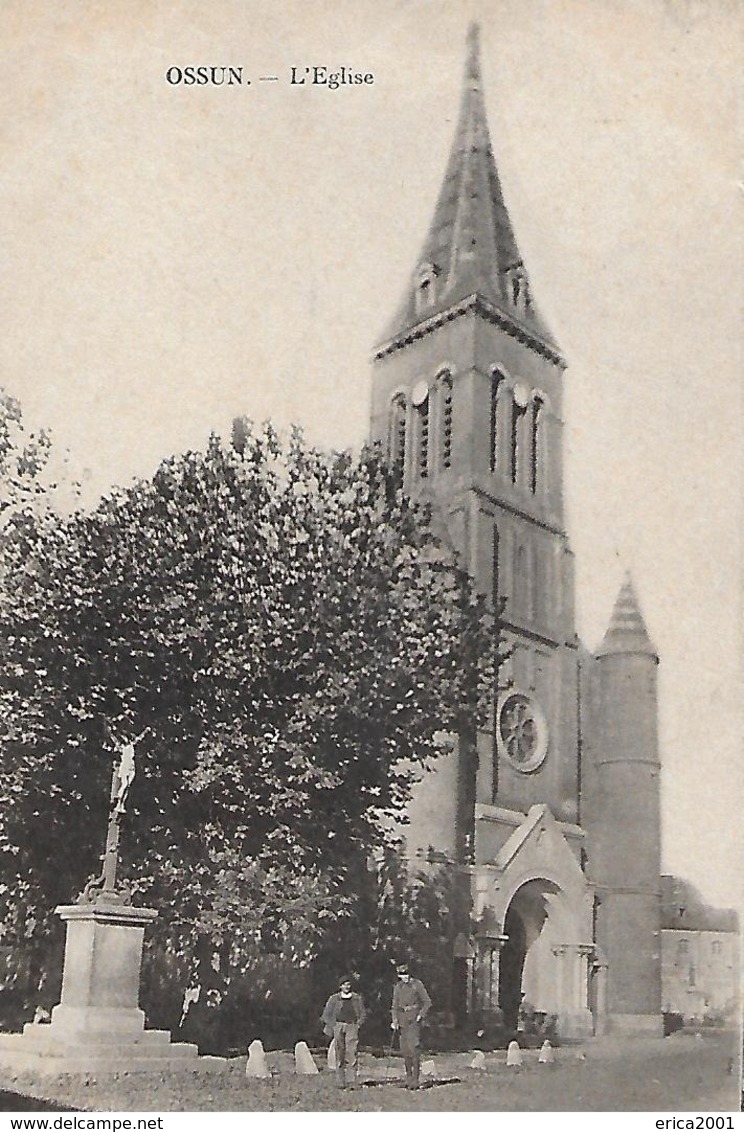 Ossun. Le Calvaire Et L"église D'Ossun. - Ossun