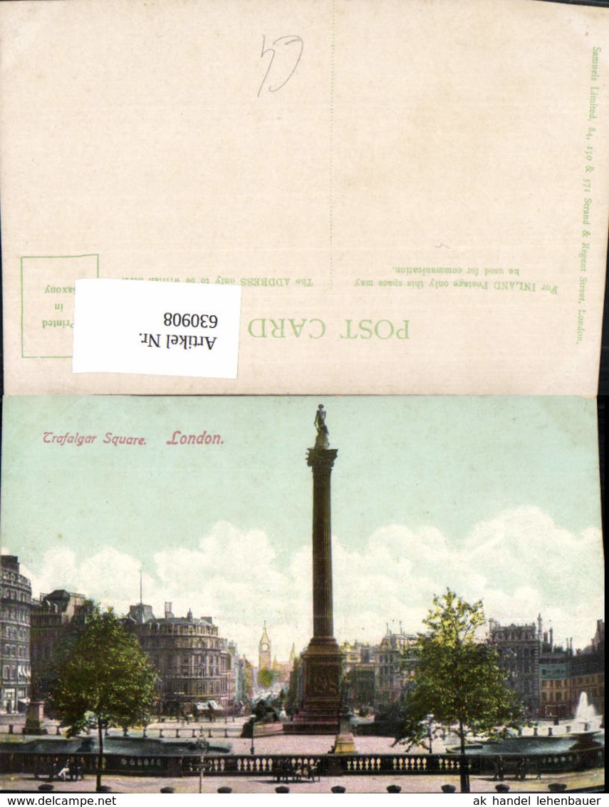 630908,London Trafalger Square Great Britain - Unclassified