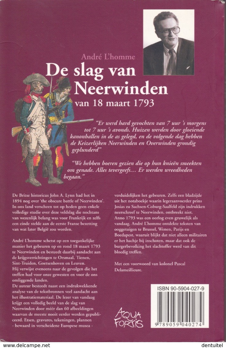 De Slag Van Neerwinden Van 18 Maart 1793 - André L'Homme - Historia