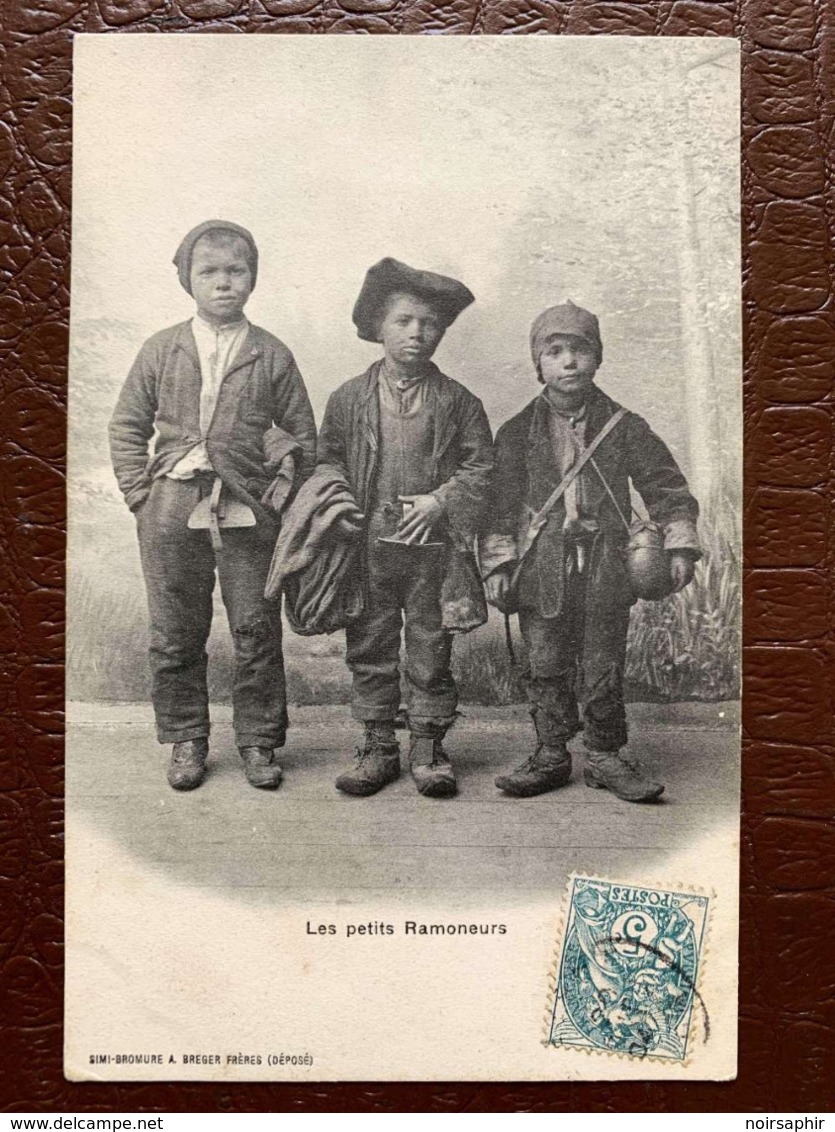 ↂ CARTE POSTALE ANCIENNE 1904 PETITS RAMONEURS SAVOIE ? CPA CORRESPONDANCE ST-GERMAIN-DES-FOSSES BILLY ALLIER GINETTE - Marchands Ambulants