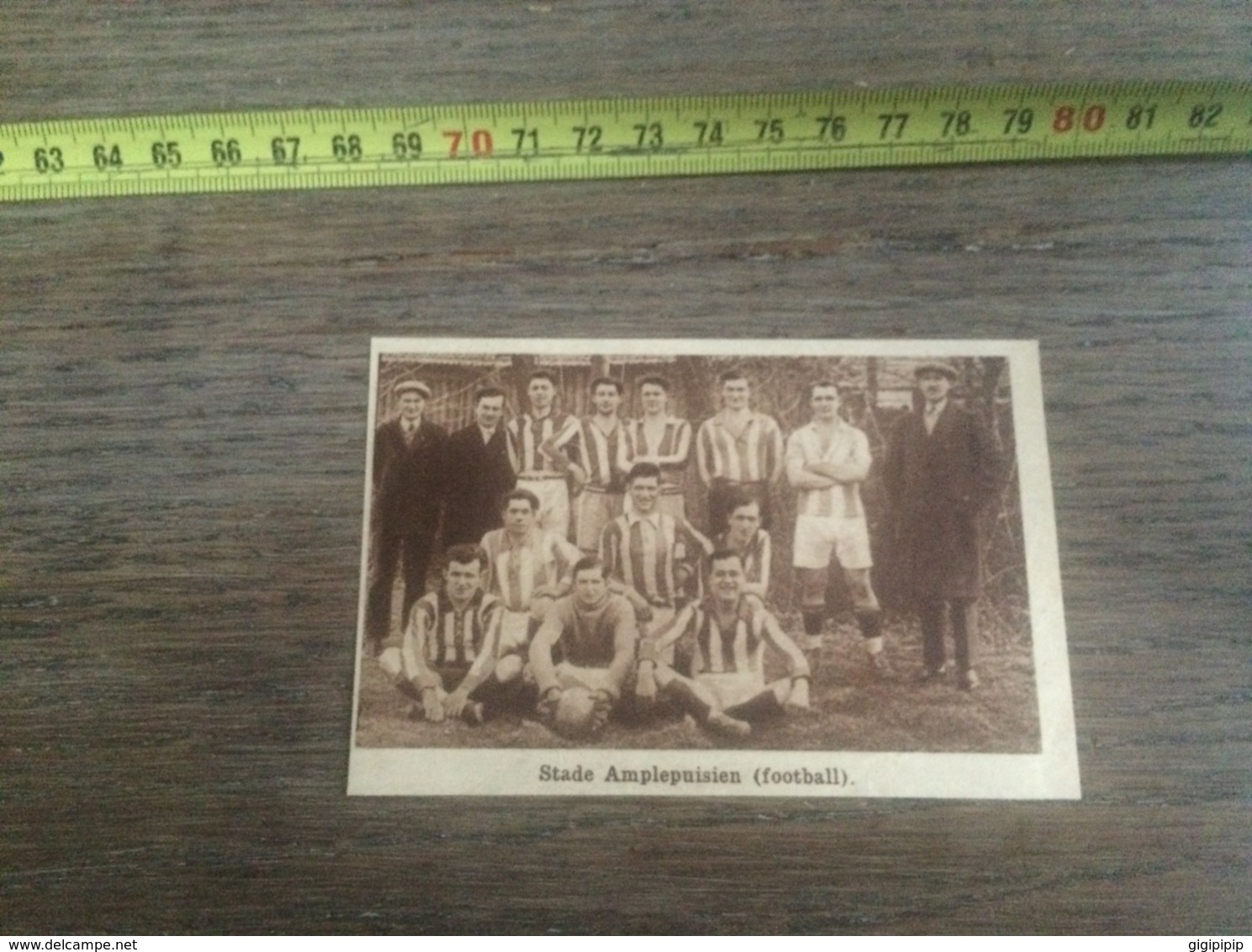 1932 1933 M EQUIPE DE FOOTBALL STADE AMPLEPUISIEN AMPLEPUIS - Collections