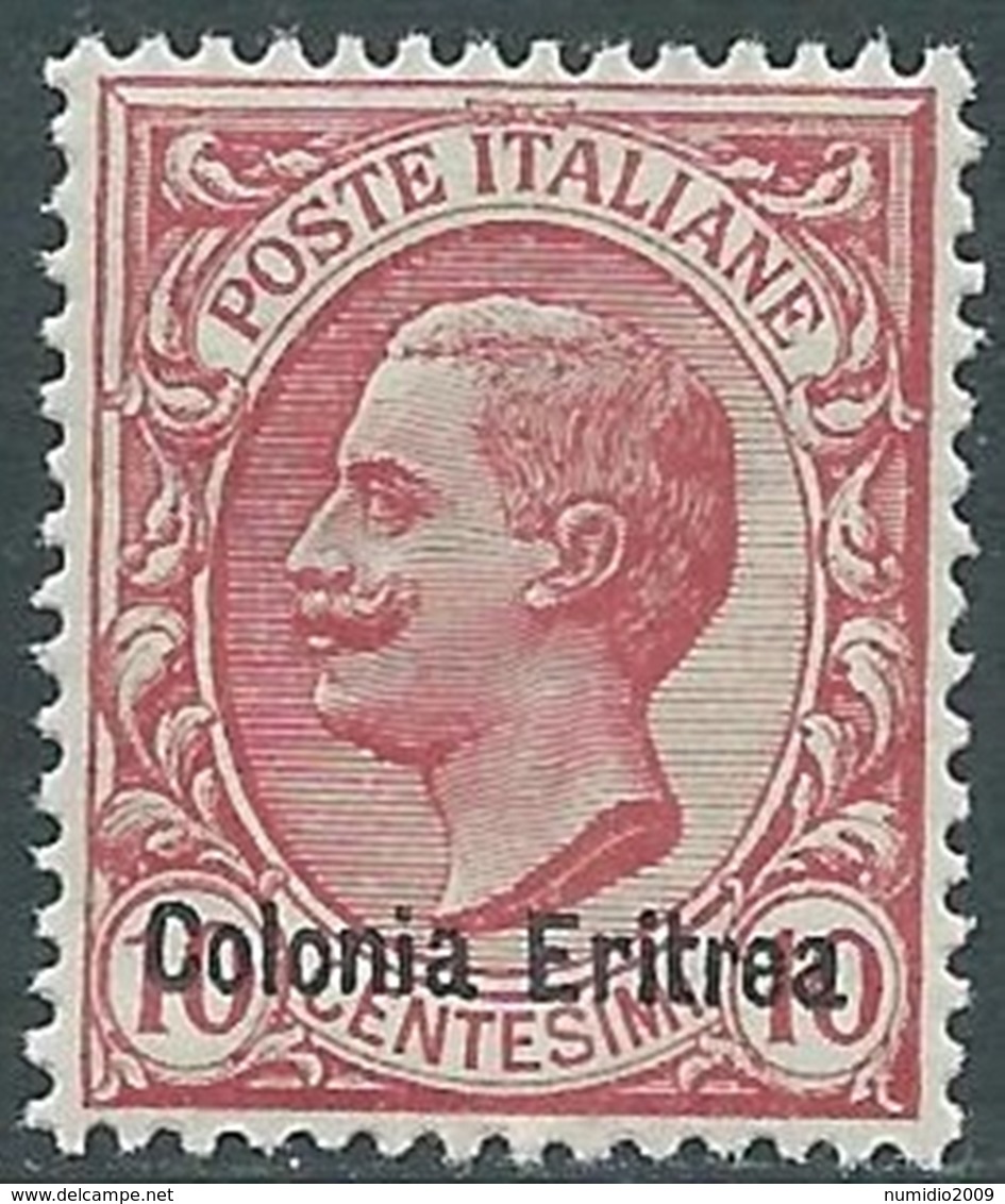 1908-09 ERITREA EFFIGIE 10 CENT MNH ** - RB2-5 - Eritrea