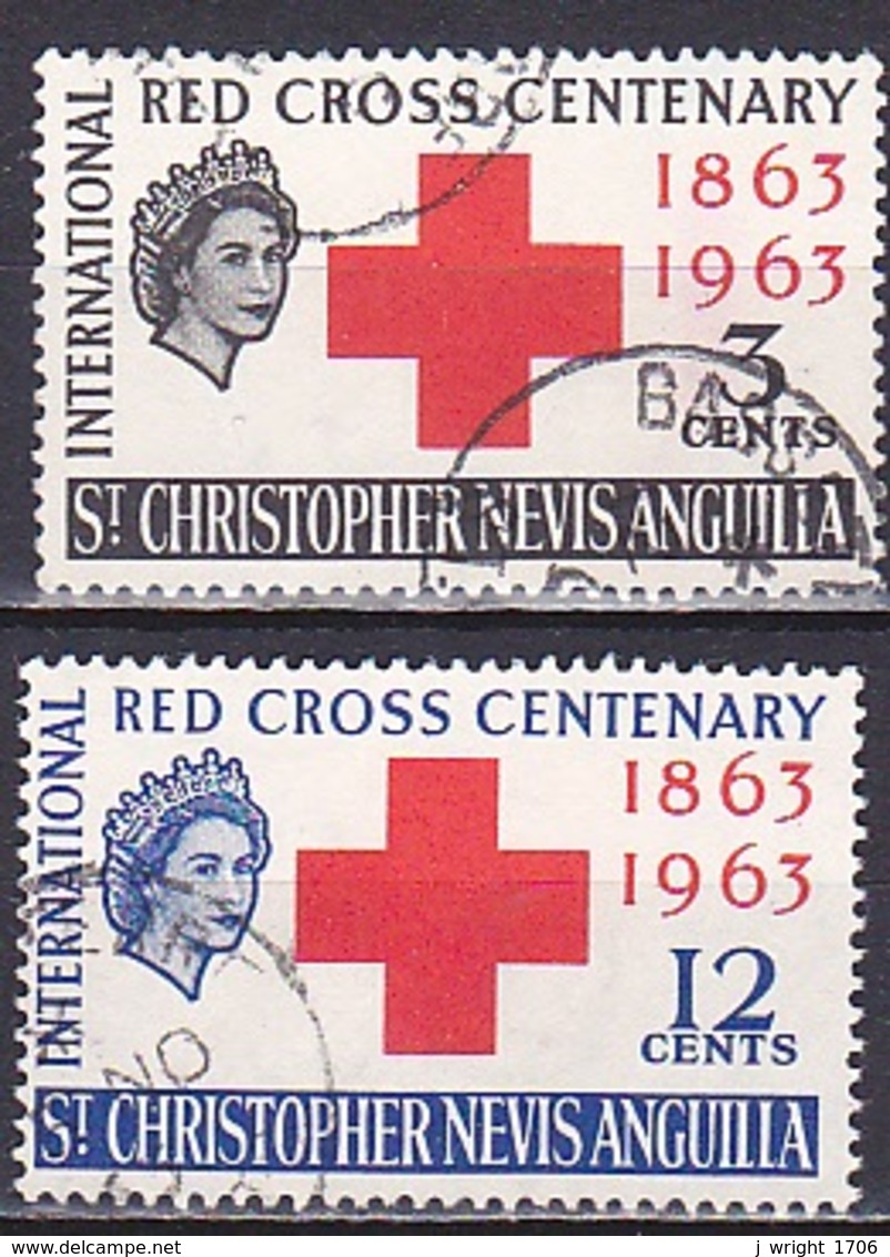 St. Christopher Nevis & Anguilla/1963 - Red Cross - Set - USED - St.Christopher-Nevis-Anguilla (...-1980)