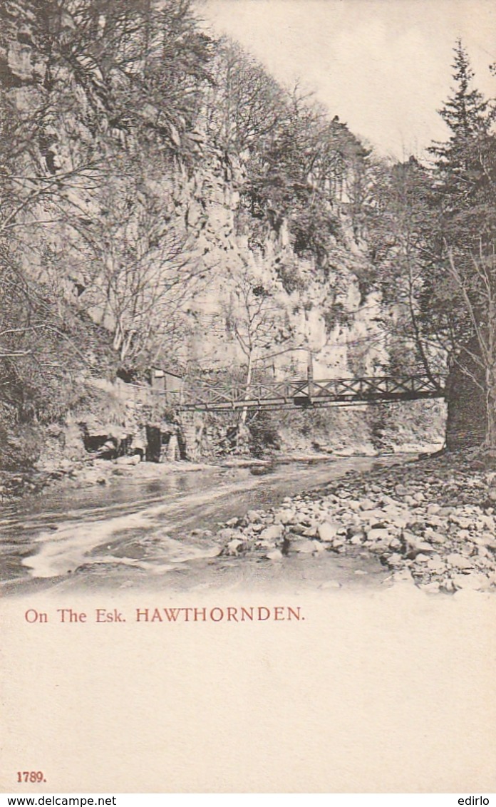 *** SCOTLAND  ***   On The Esk Hawthornden   - TTB Unused - Midlothian/ Edinburgh