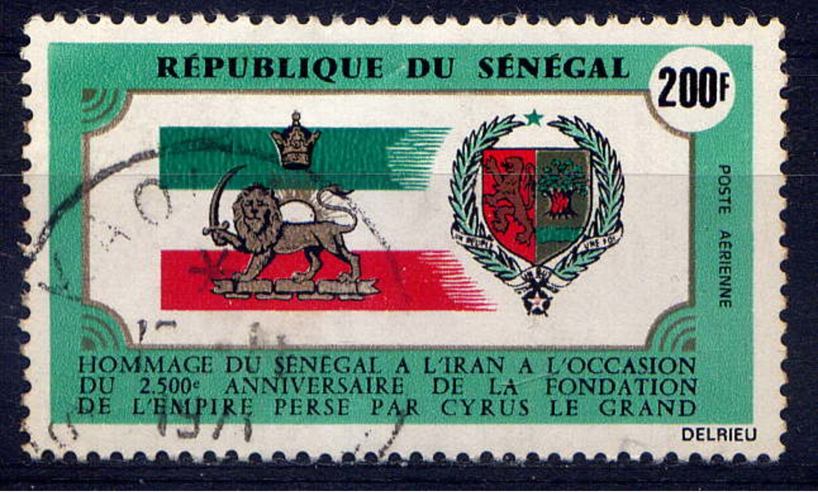 SENEGAL - A110° - 2500è ANNIVERSAIRE DE L'EMPIRE PERSE - Sénégal (1960-...)