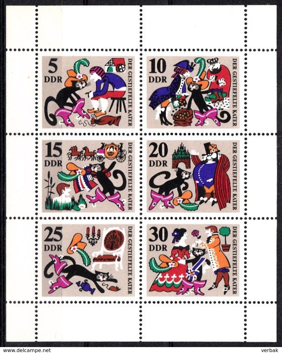 Allemagne DDR 1968  Mi.nr.: Kl.B.1426-1431 Märchen  Neuf Sans Charniere /MNH / Postfris - Unused Stamps