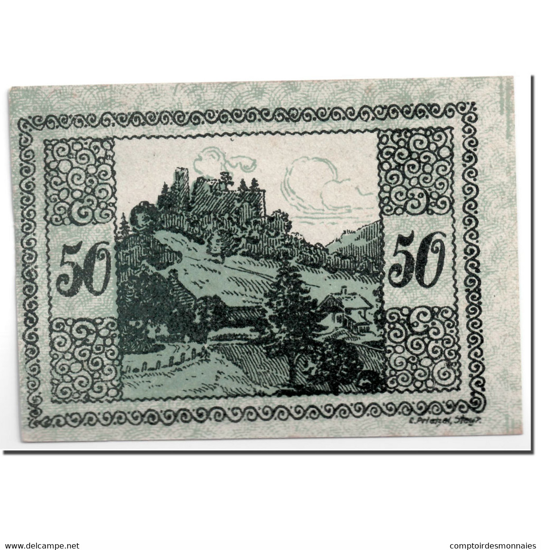 Billet, Autriche, Windegg, 50 Heller, Paysage, 1920, 1920-05-15, SPL, Mehl:1241 - Autriche