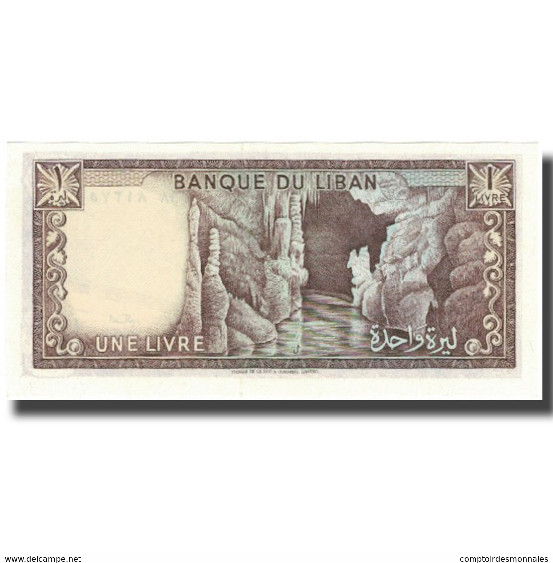 Billet, Lebanon, 1 Livre, 1964-80, KM:61c, SPL+ - Liban