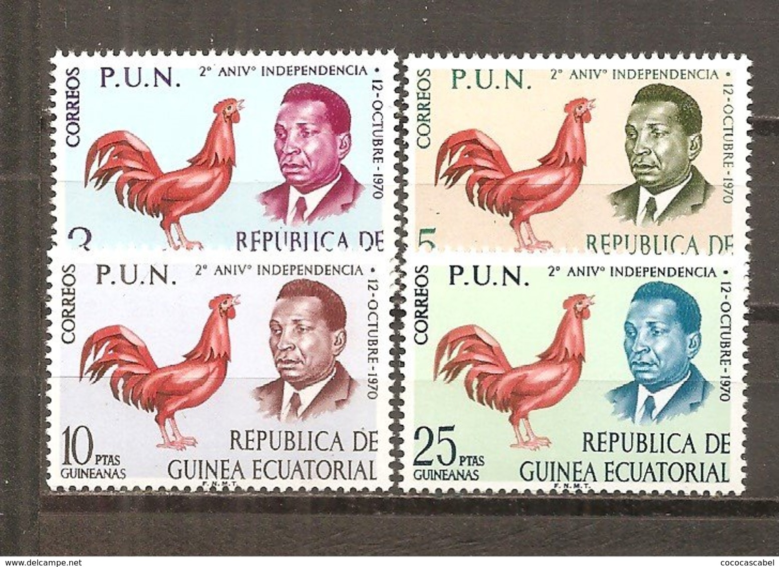 Guinea Ecuatorial  Nº Edifil  11-14 - Yvert 11-14 (MNH/**) - Guinea Ecuatorial
