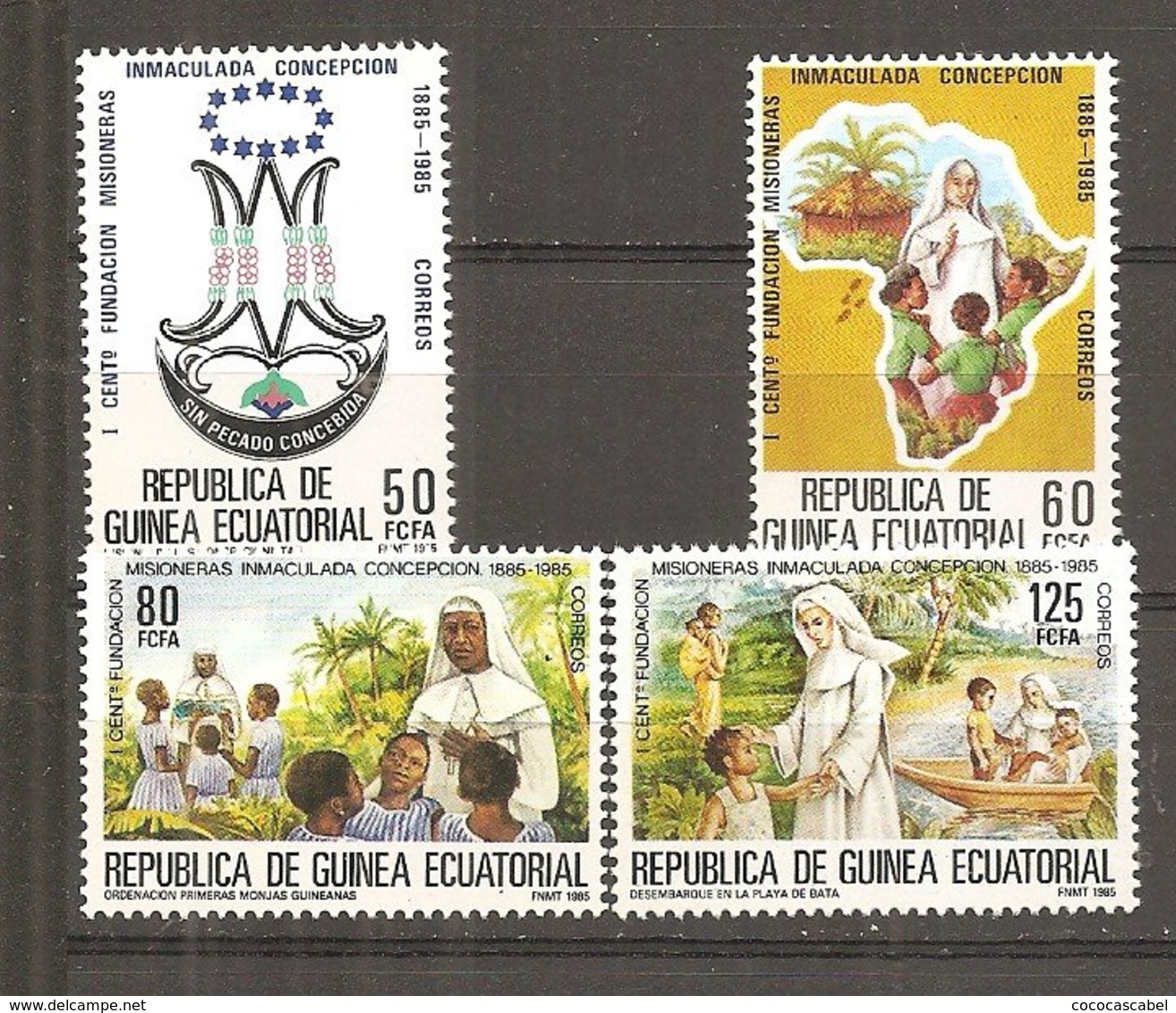 Guinea Ecuatorial  Nº Edifil  65-68 - Yvert 198-01 (MNH/**) - Guinea Ecuatorial