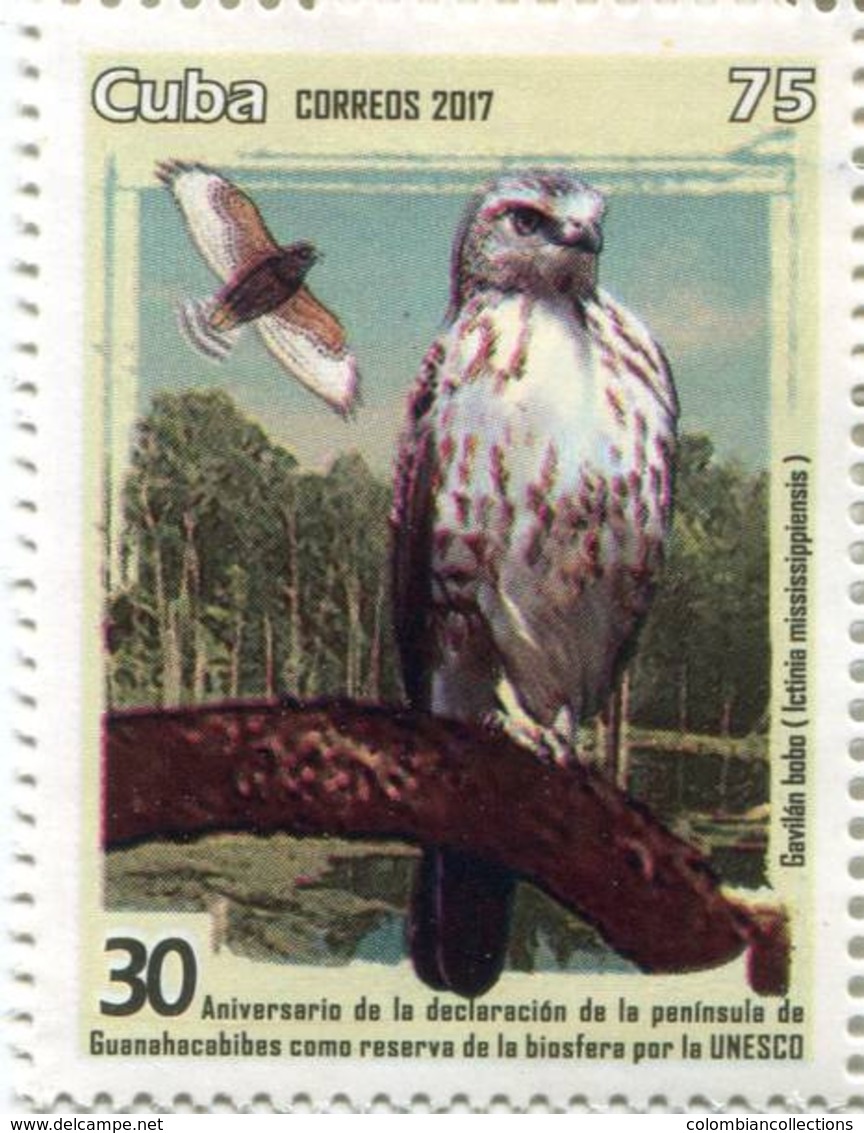 Lote CU2017-3, Cuba, 2017, Sello, Stamp, Guanahacabibes, UNESCO, Aves, 4 V, Biosphere, Bird, Bioesfera, Lighthouse - Otros & Sin Clasificación