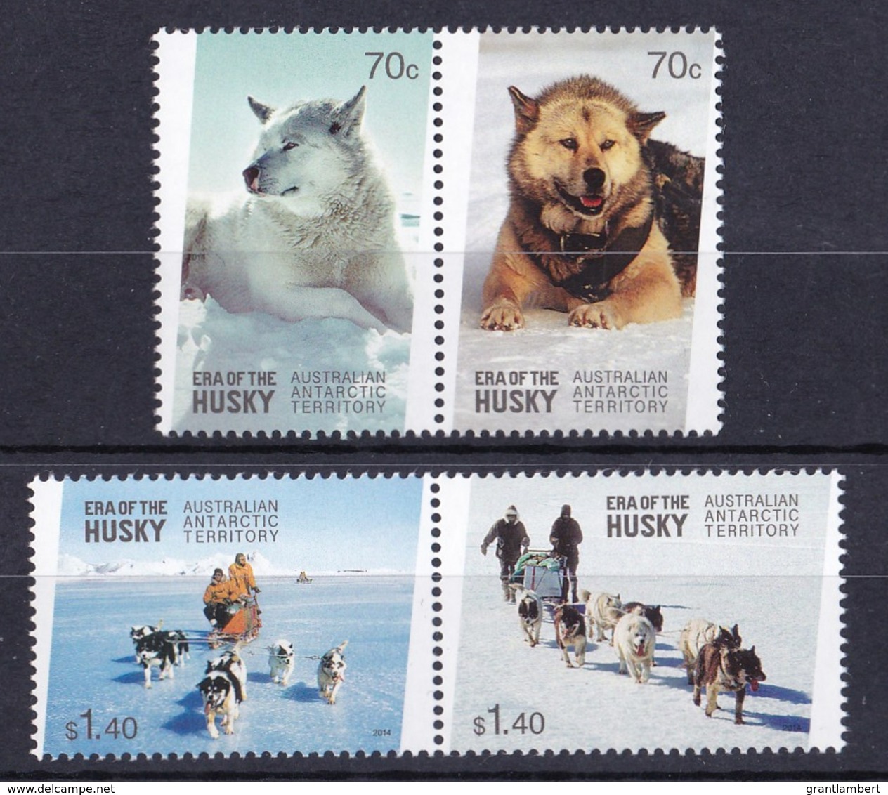 Australian Antarctic 2014 Era Of The Husky Set Of 4 MNH - Unused Stamps