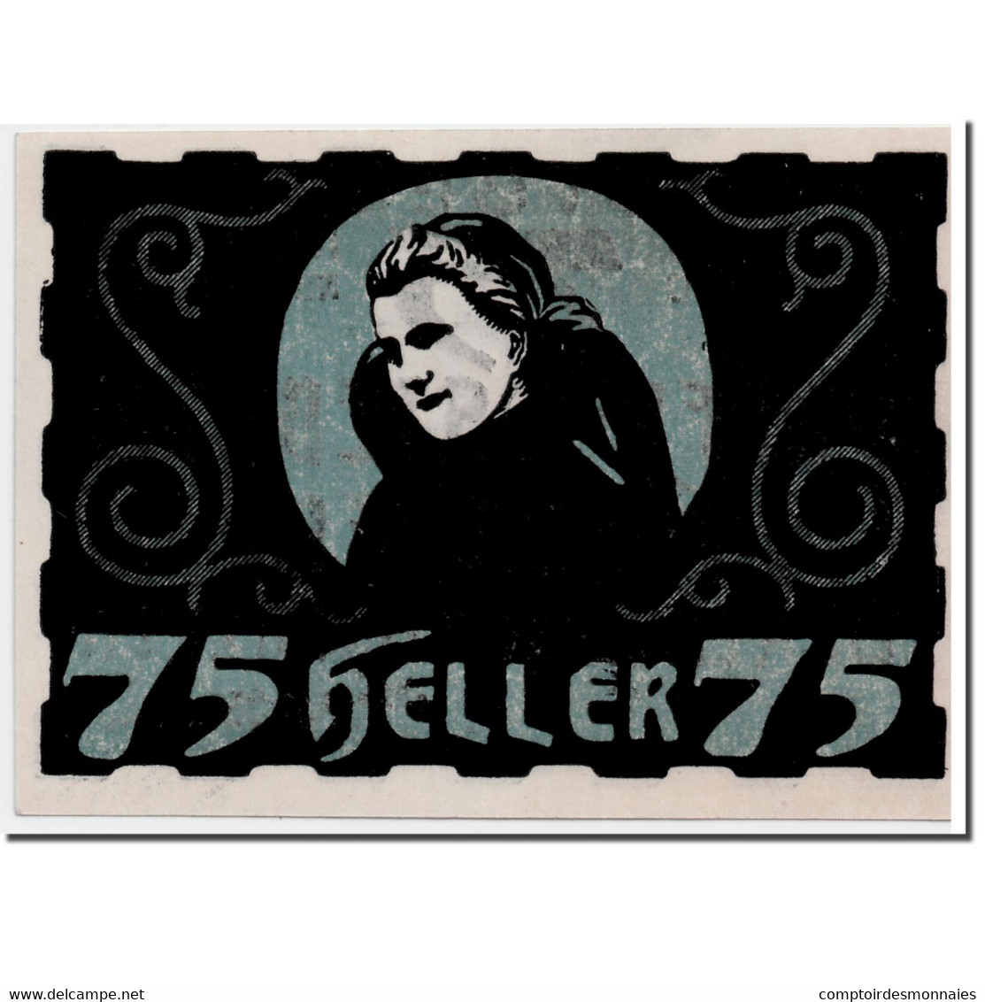 Billet, Autriche, Ulrichsberg, 75 Heller, Personnage, 1920, 1920-05-05, SPL - Autriche