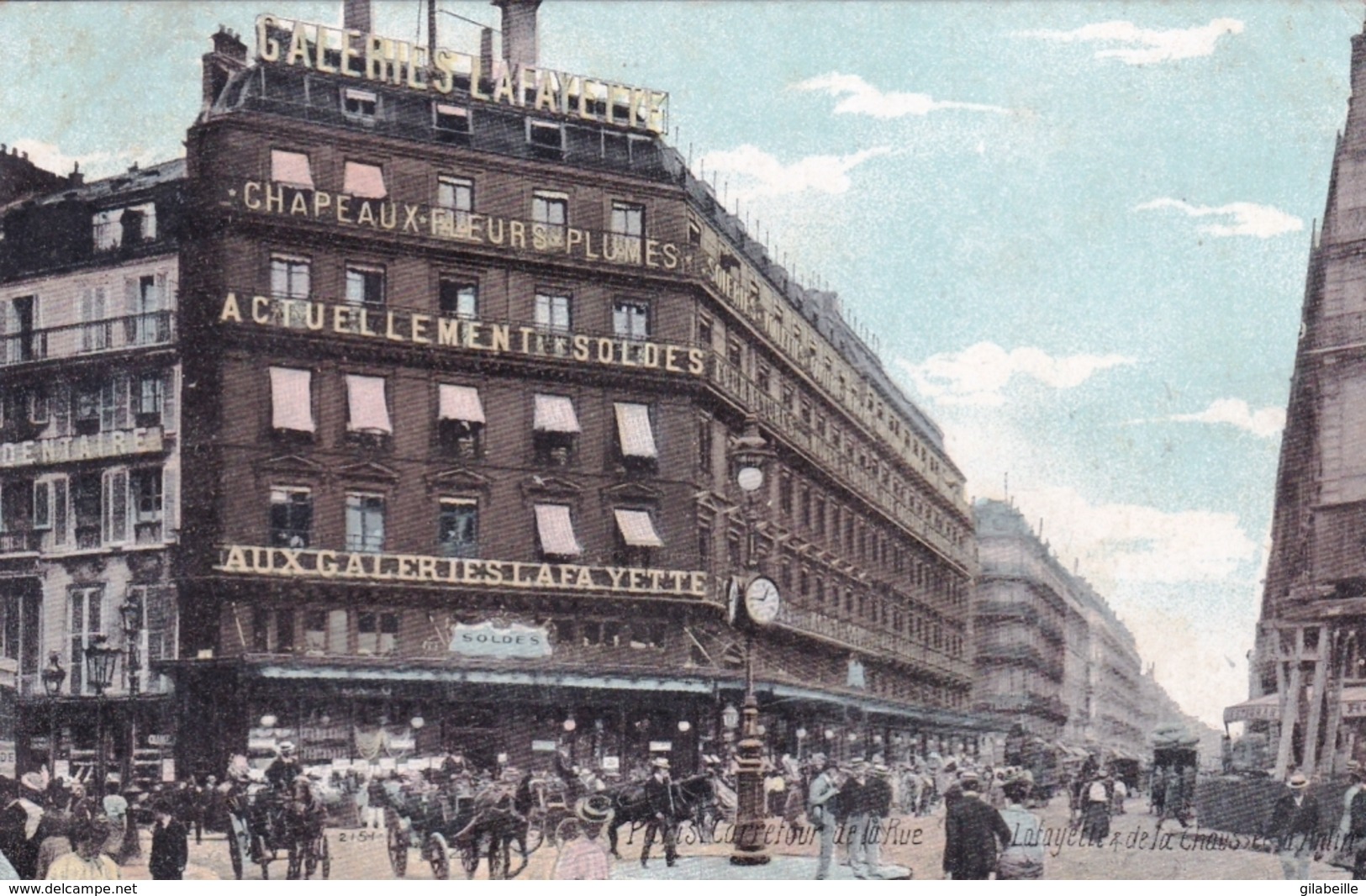 75 - PARIS 09 - Carrefour De La Rue Lafayette Et De La Chaussée D Antin - Magasin Galeries Lafayette - District 09