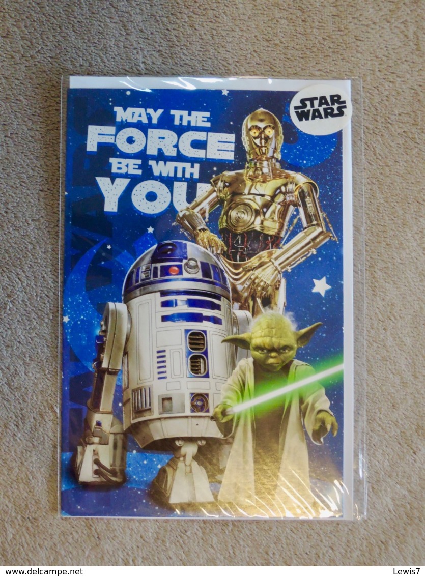 Carte Anniversaire / Birthday Card STAR WARS - Poder De La Fuerza