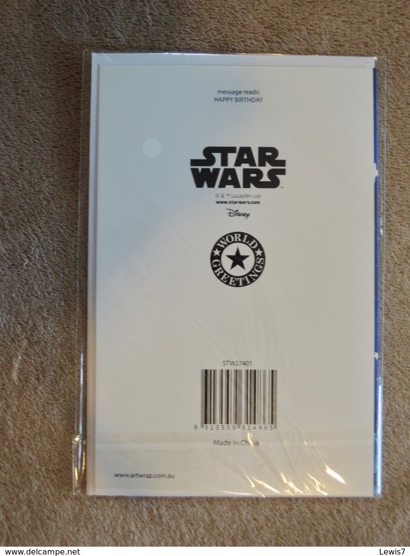 Carte Anniversaire / Birthday Card STAR WARS - Poder De La Fuerza