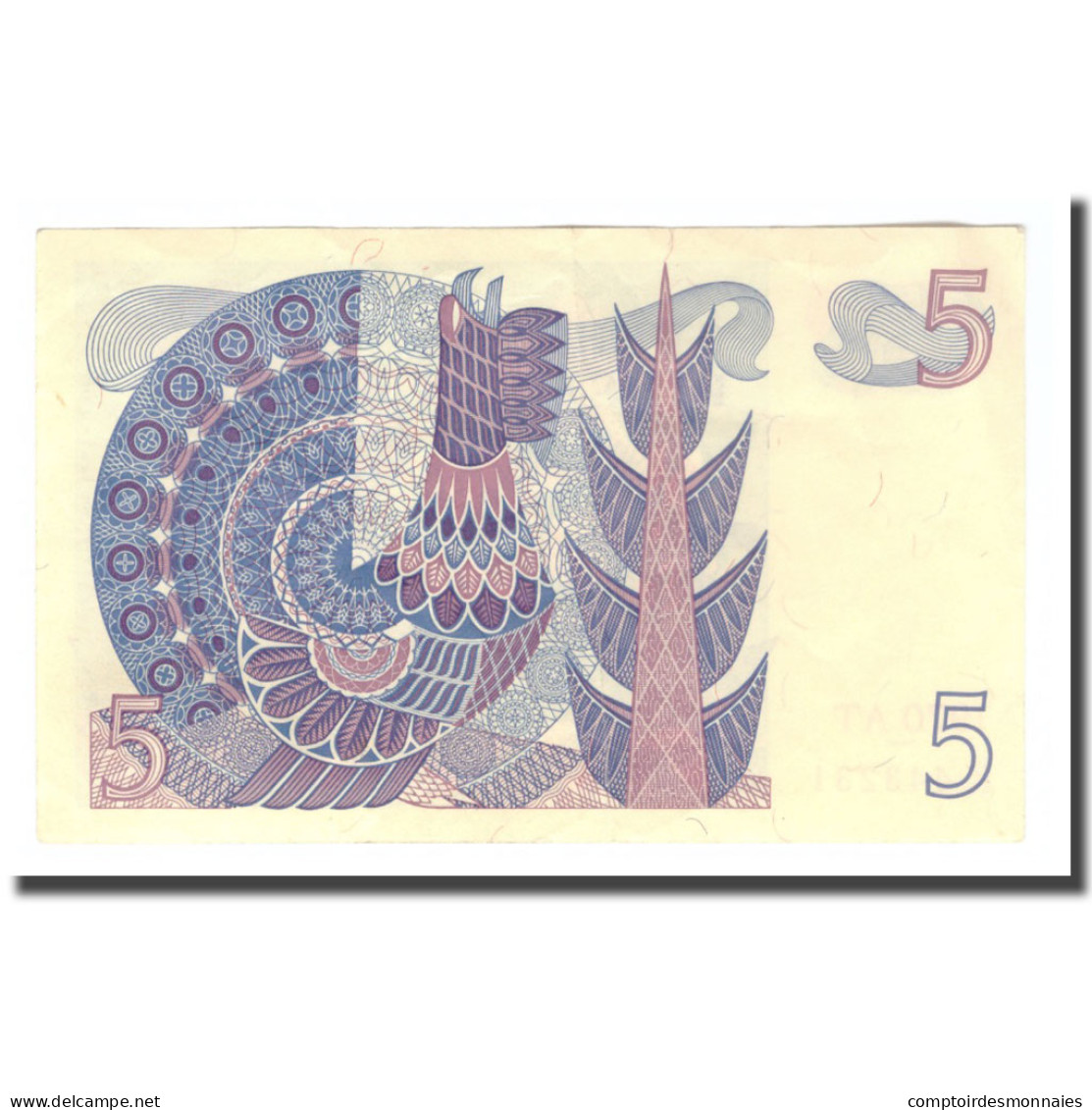 Billet, Suède, 5 Kronor, 1970, 1970, KM:51d, TTB - Suède