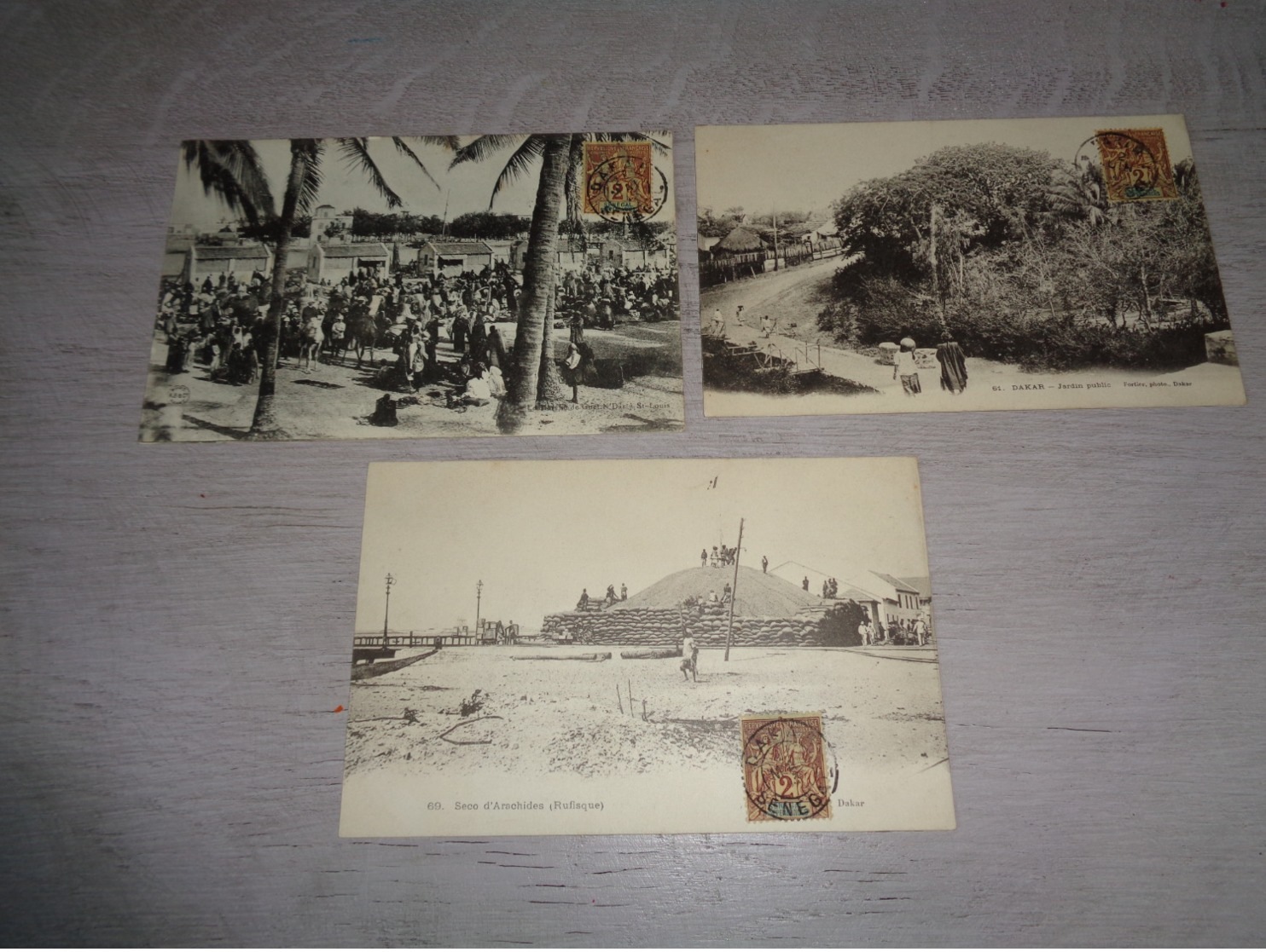 Beau lot de 50 cartes postales d' Afrique Africa Afrika   Dakar  Sénégal  Saint Louis