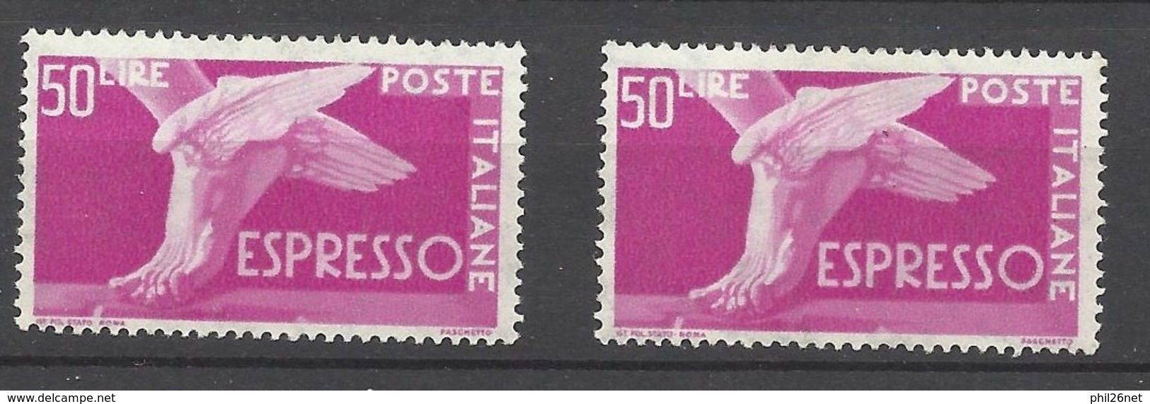 Italie  Lettre Express N° 31A  Et  38   Neufs * * TB = MNH VF    - Express Mail