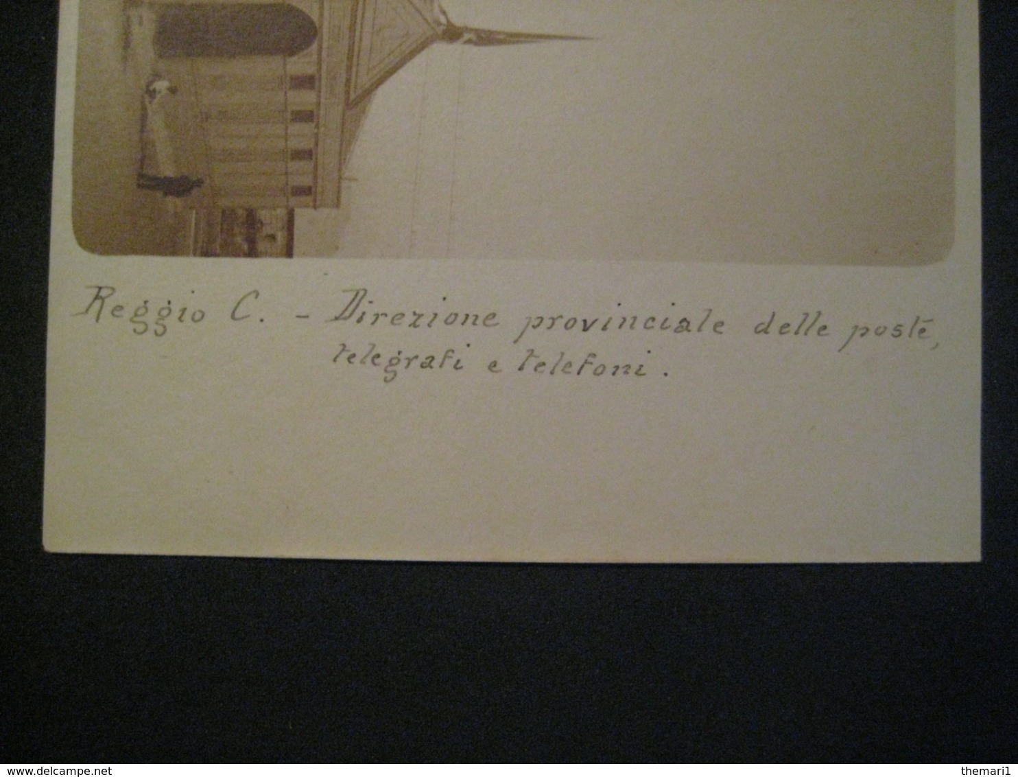 UNICA VEDERE A VOIR CPA REGGIO CALABRIA DIREZIONE POSTE TELEGRAFI TELEFONI FOTO LITOGRAFICA VEDERE DESCRIZIONE COMPLETA - Poste & Postini