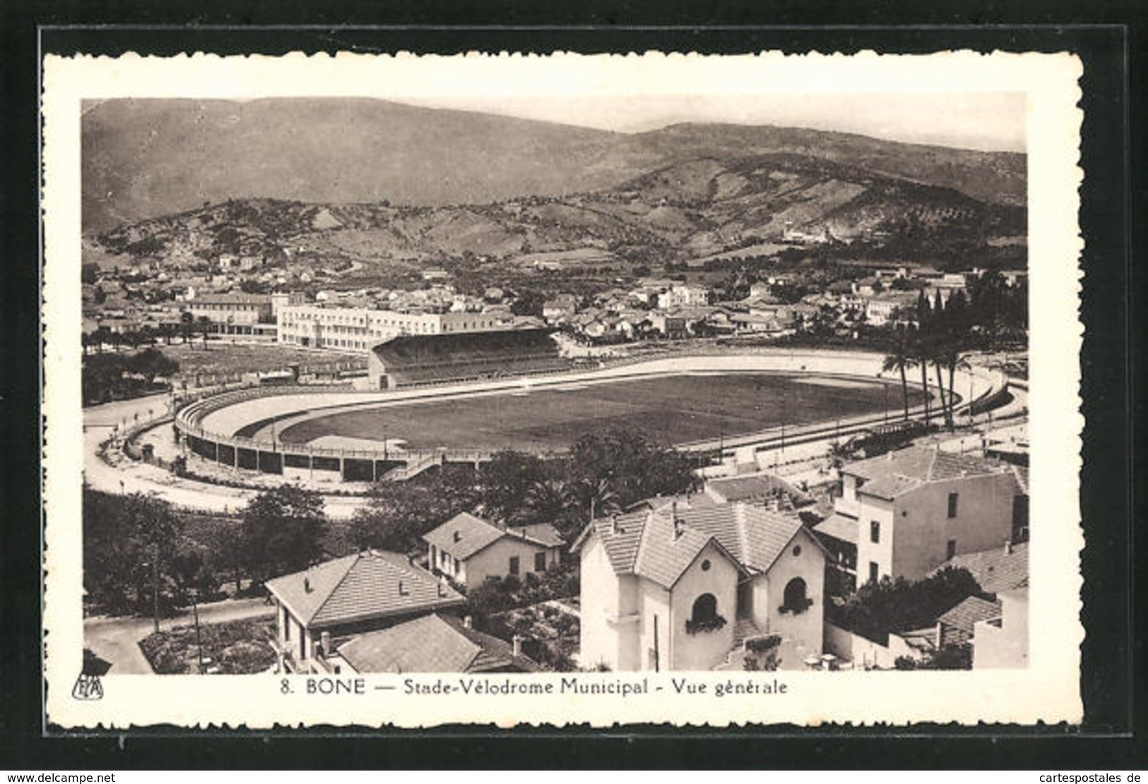 CPA Bone, Stade Velodrome Municipal, Vue Generale - Annaba (Bône)