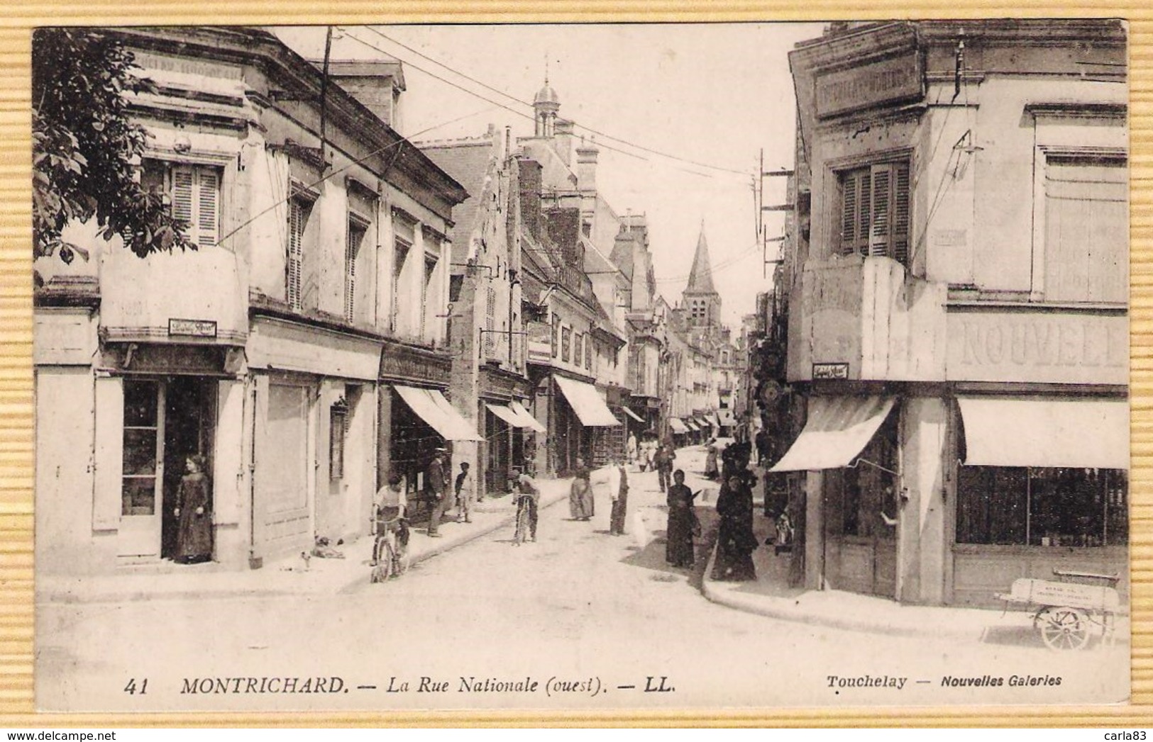 MONTRICHARD - LA RUE NATIONALE (OUEST° - LL - Montrichard