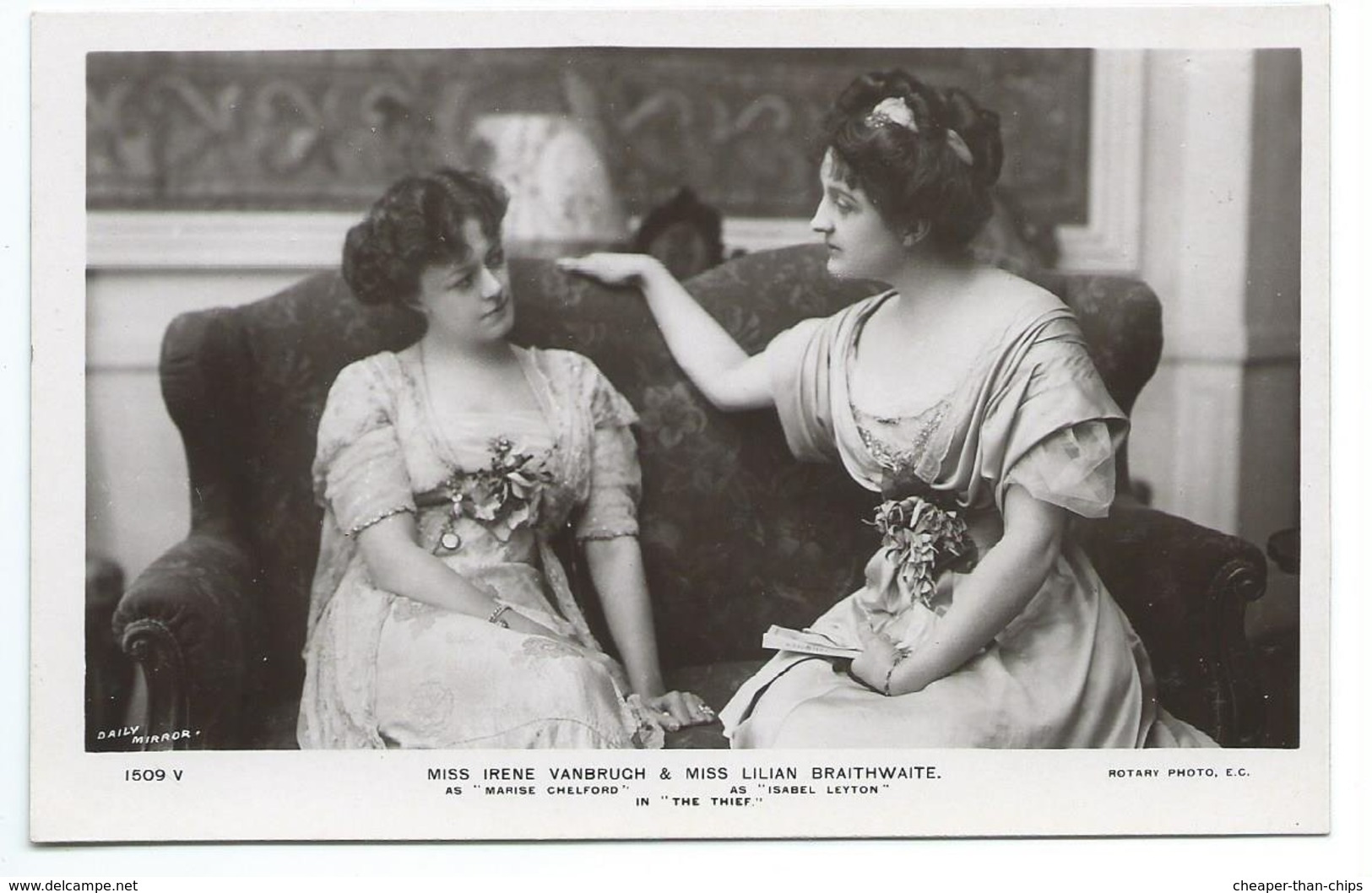 Irene Vanbrugh & Lilian Braithwaite - Rotary Photo 1509 V - Theatre