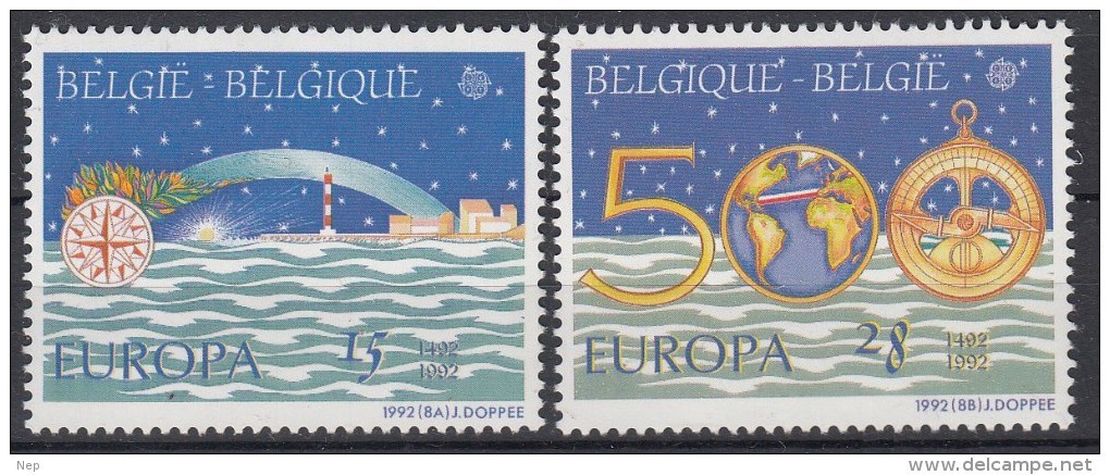 EUROPA-CEPT - Michel - 1992 - BELGIË - Nr 2506/07 - MNH** - 1992