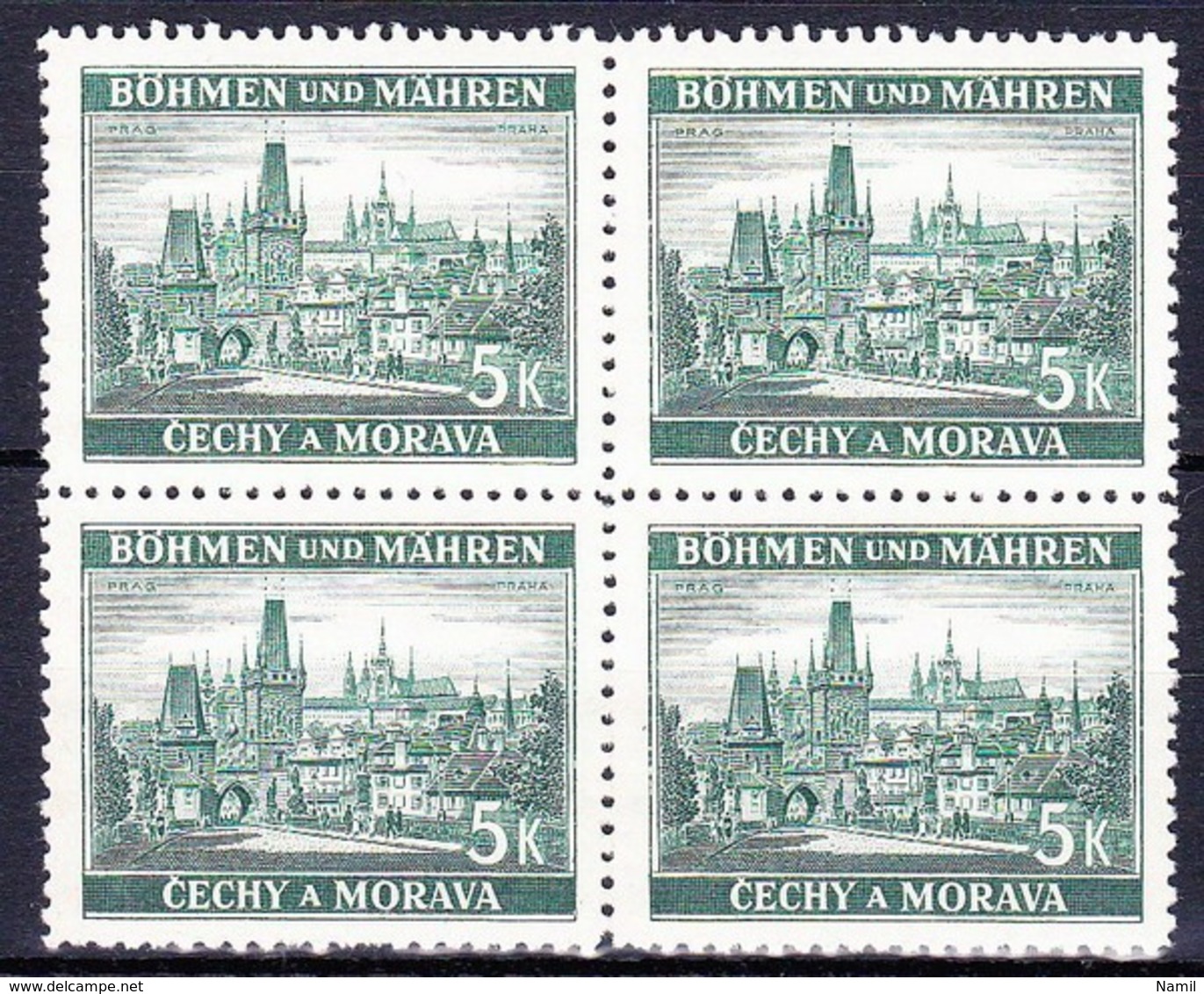 Boheme Et Moravie 1939 Mi 35 (Yv 35), (MNH)** - Unused Stamps