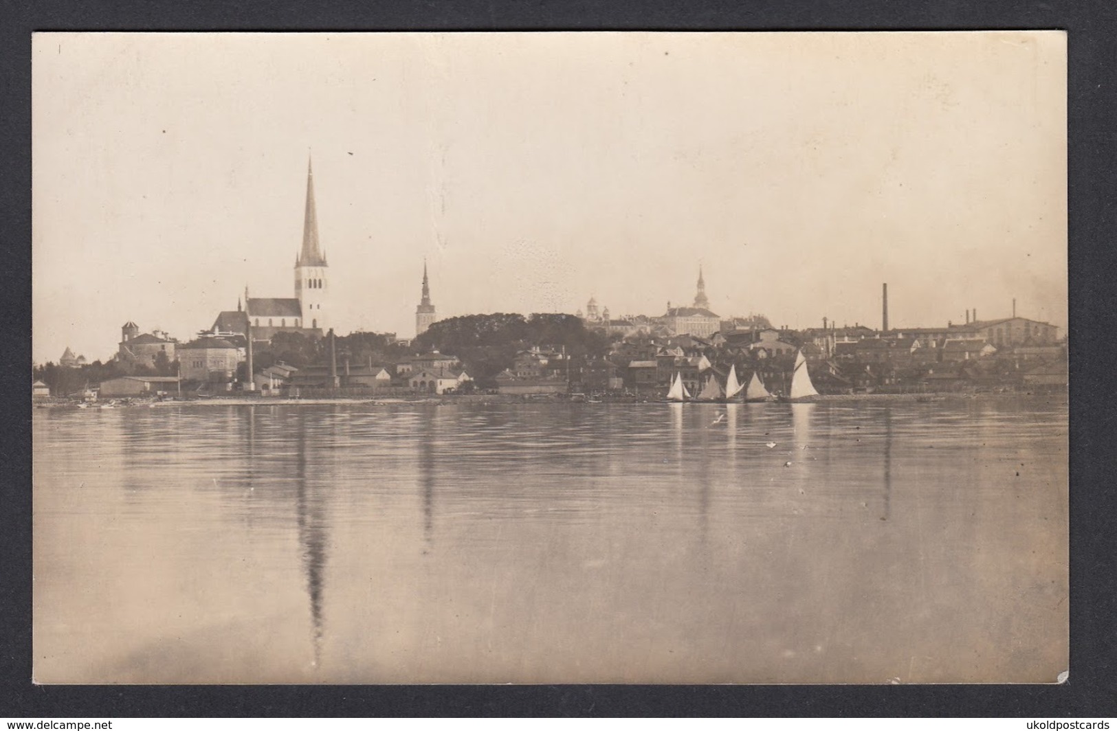 CPA -  Estonie - REVAL / TALLINN , Panoramic View , Carte Photo - Estonie