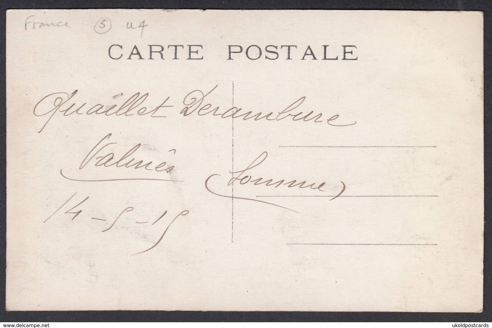 CPA 80 -  VALINES,  Ancien Relais De Poste Rue D'Abbeville - Altri & Non Classificati