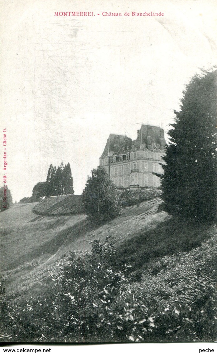 N°75686 -cpa Montmerrel -château De Blanchelande- - Autres & Non Classés