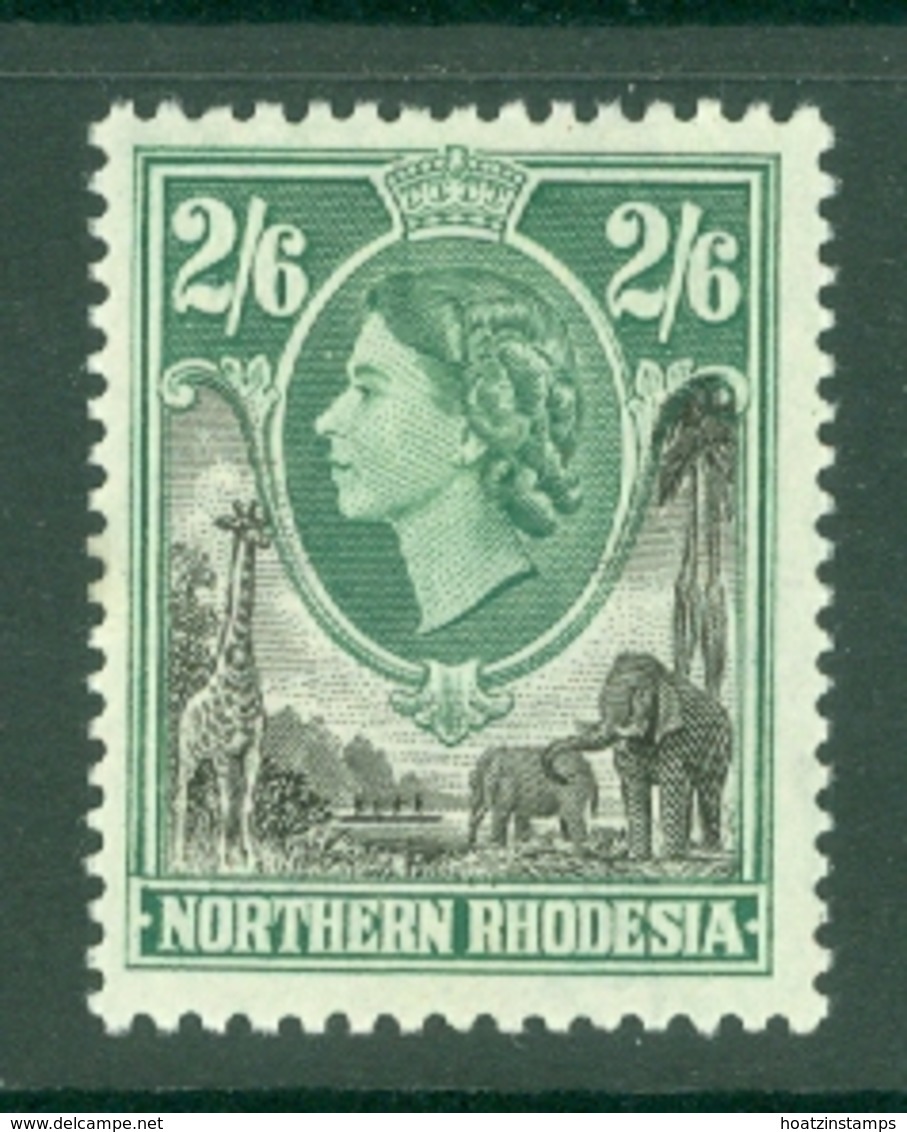 Northern Rhodesia: 1953   QE II     SG71    2/6d     MH - Noord-Rhodesië (...-1963)
