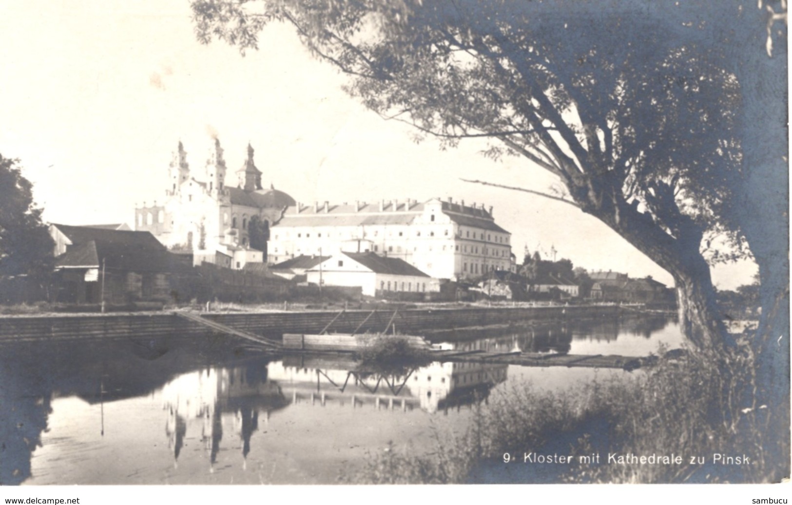 Weißrussland - Kloster Mit Kathedrale Zu Pinsk Ca 1940 - Weißrussland