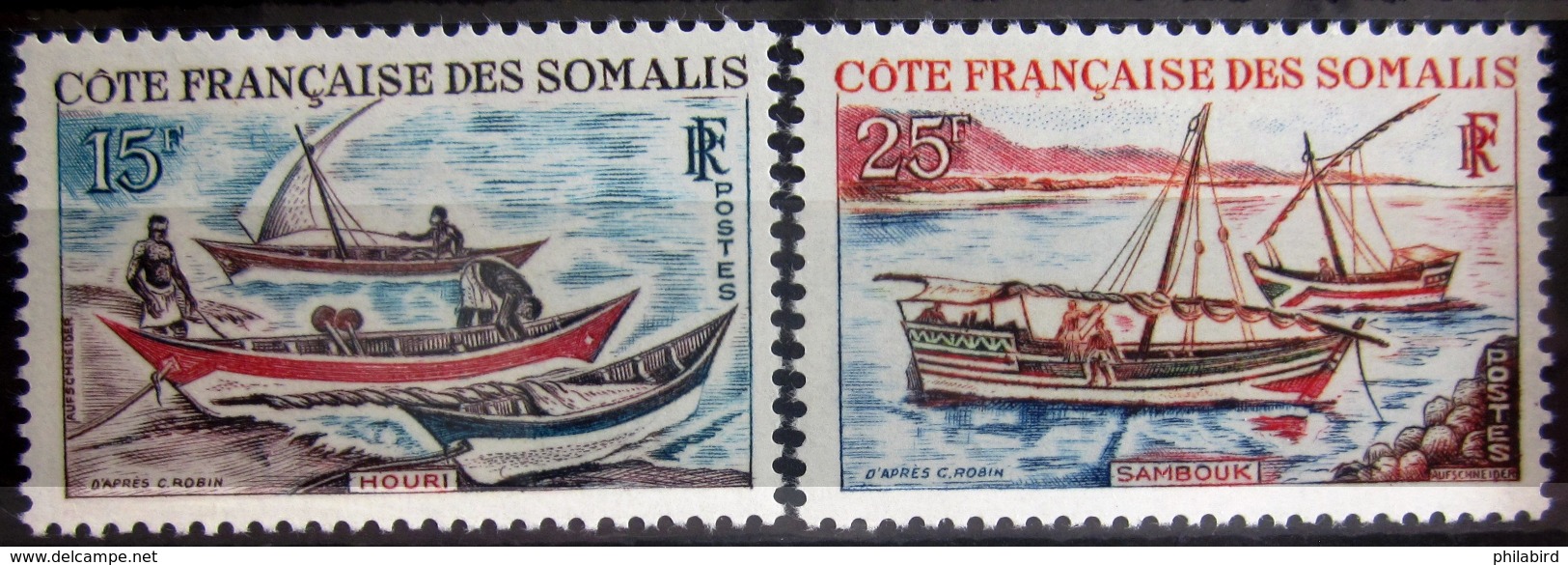 COTES DES SOMALIS                   N° 320/321                    NEUF* - Neufs