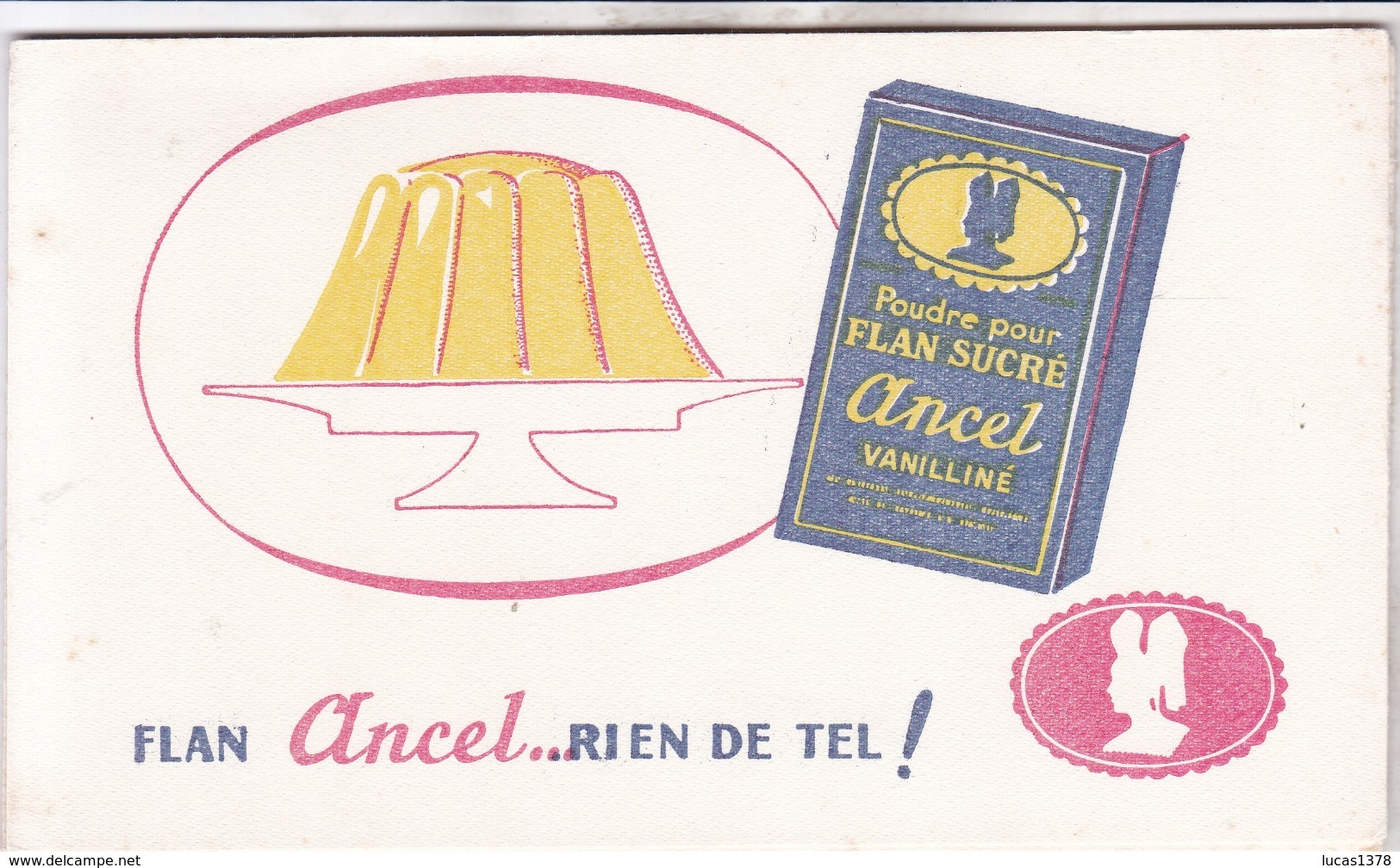 BUVARD / FLAN ANCEL / RIEN DE TEL - Milchprodukte